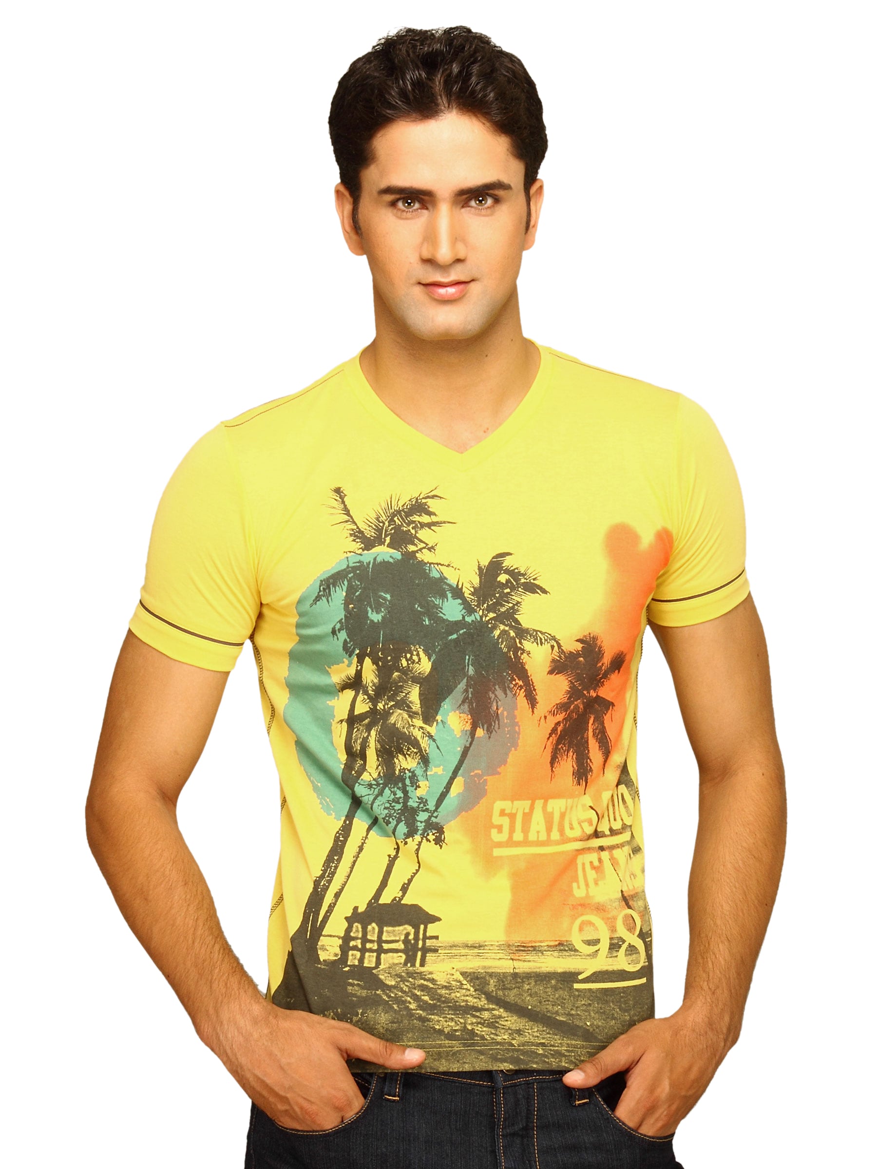Status Quo Men's Beach Corn Silk T-shirt