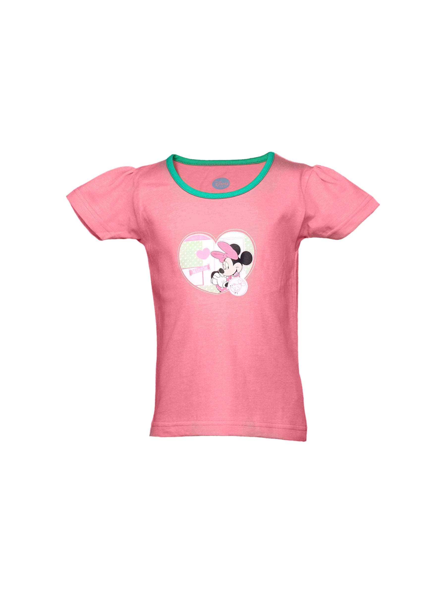 Disney Kids Girl's Minnie Heart Pink Kidswear