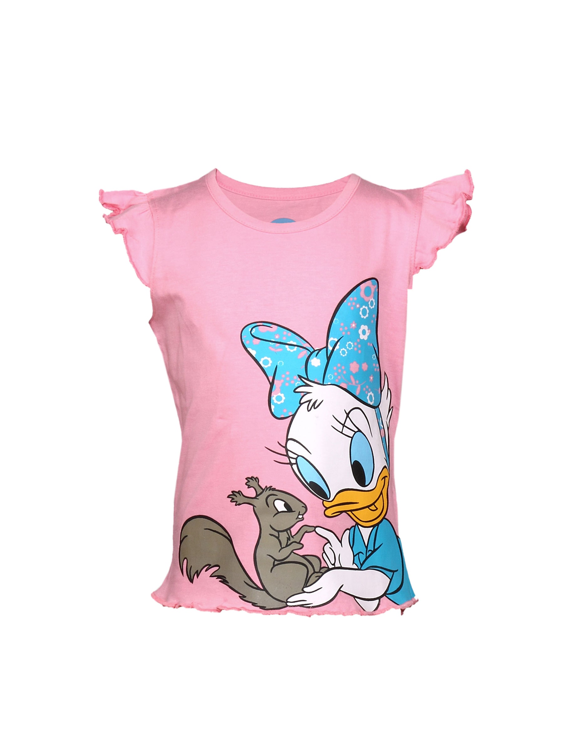 Disney Kids Girl's Pink Daisy and Squirrel Kidswear
