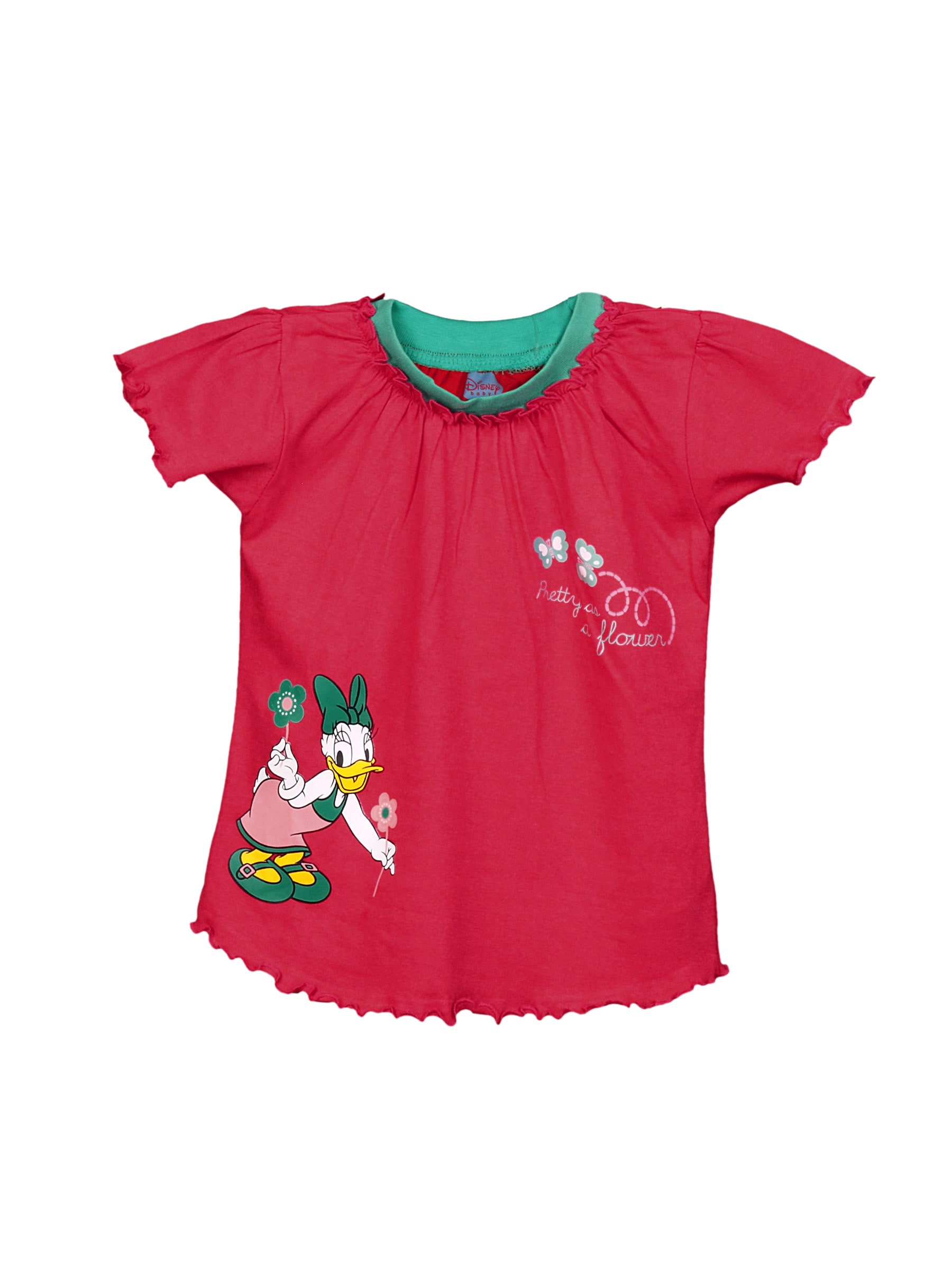 Disney Kids Girl's Red Pretty as a Flower Kidswear