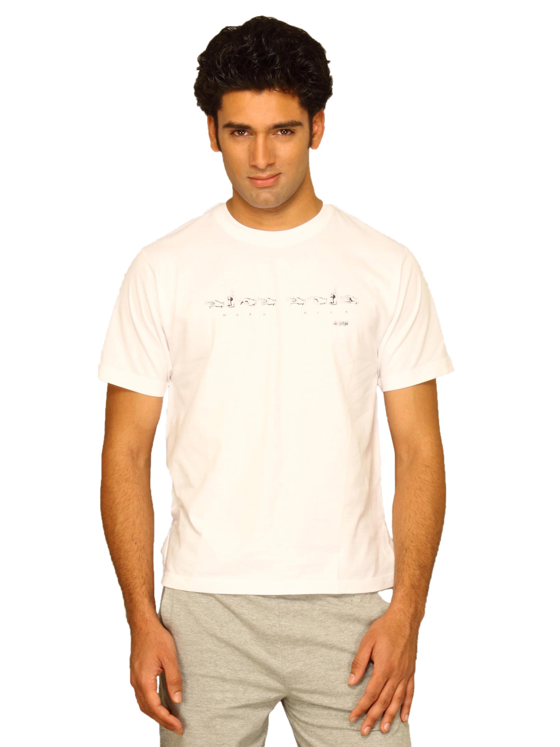 Urban Yoga Men's Hush White T-shirt