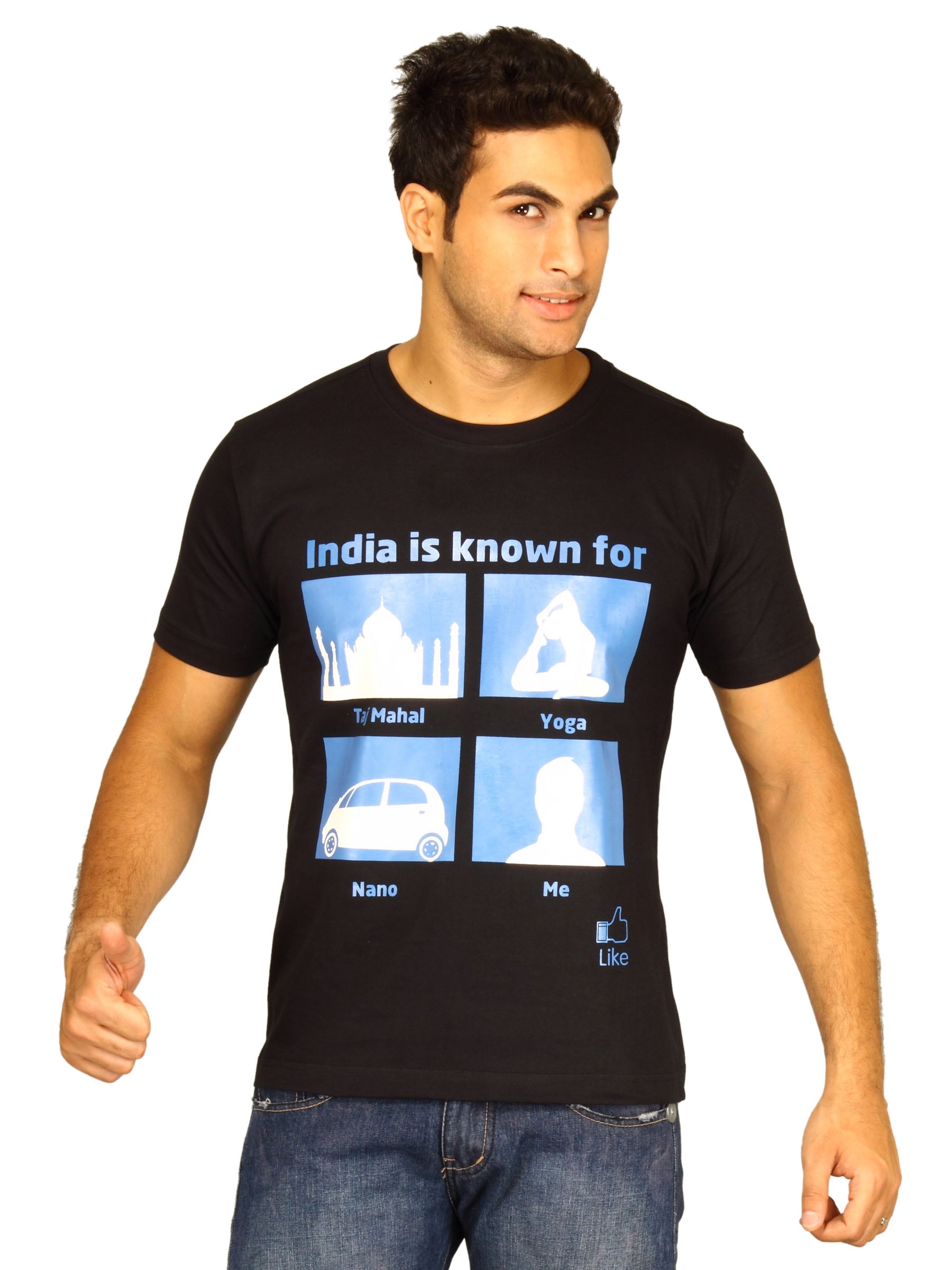 Myntra Men's India Is Known For Black T-shirt