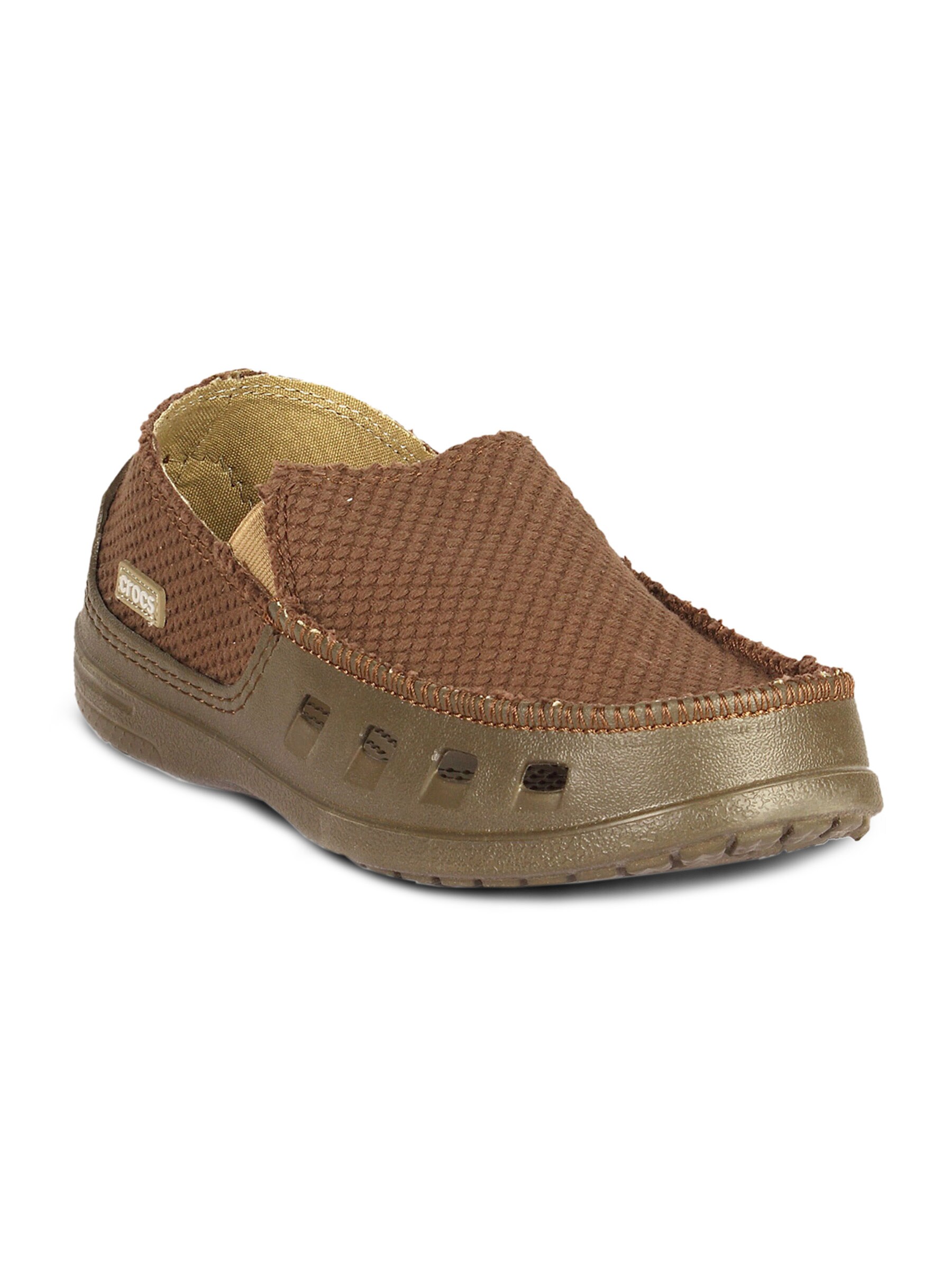 Crocs Men's Tideline Canvas Chocolate Shoe