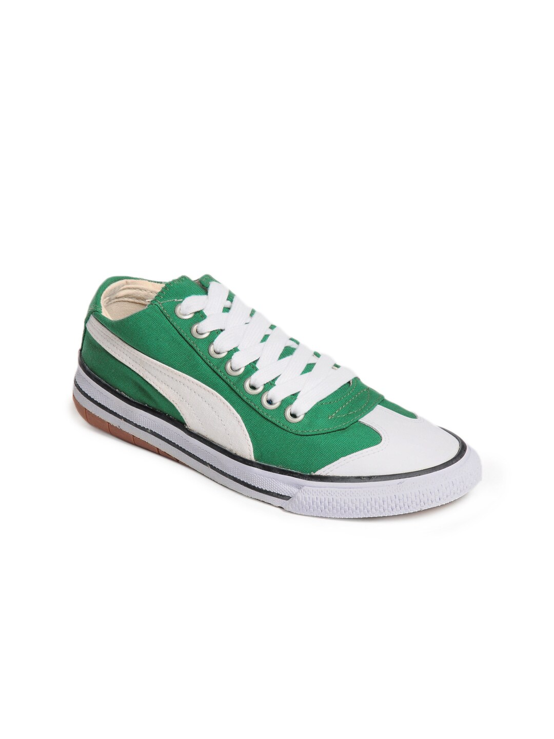 Puma Unisex 917 Lo Green & White Shoes