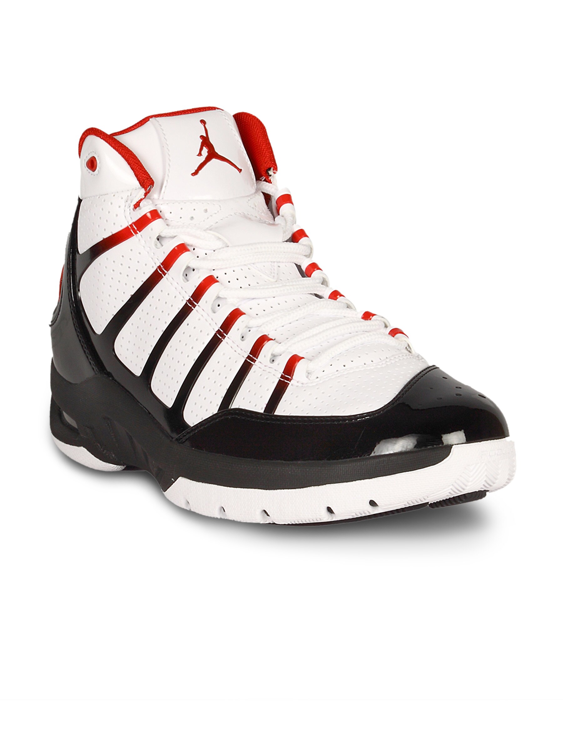 Nike Men's Jordan White Red Black Shoe