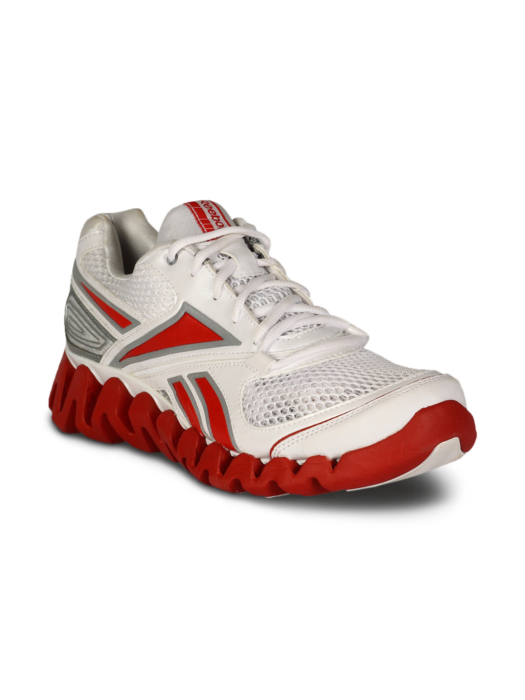 Reebok Men's Zigfuel White Red Shoe