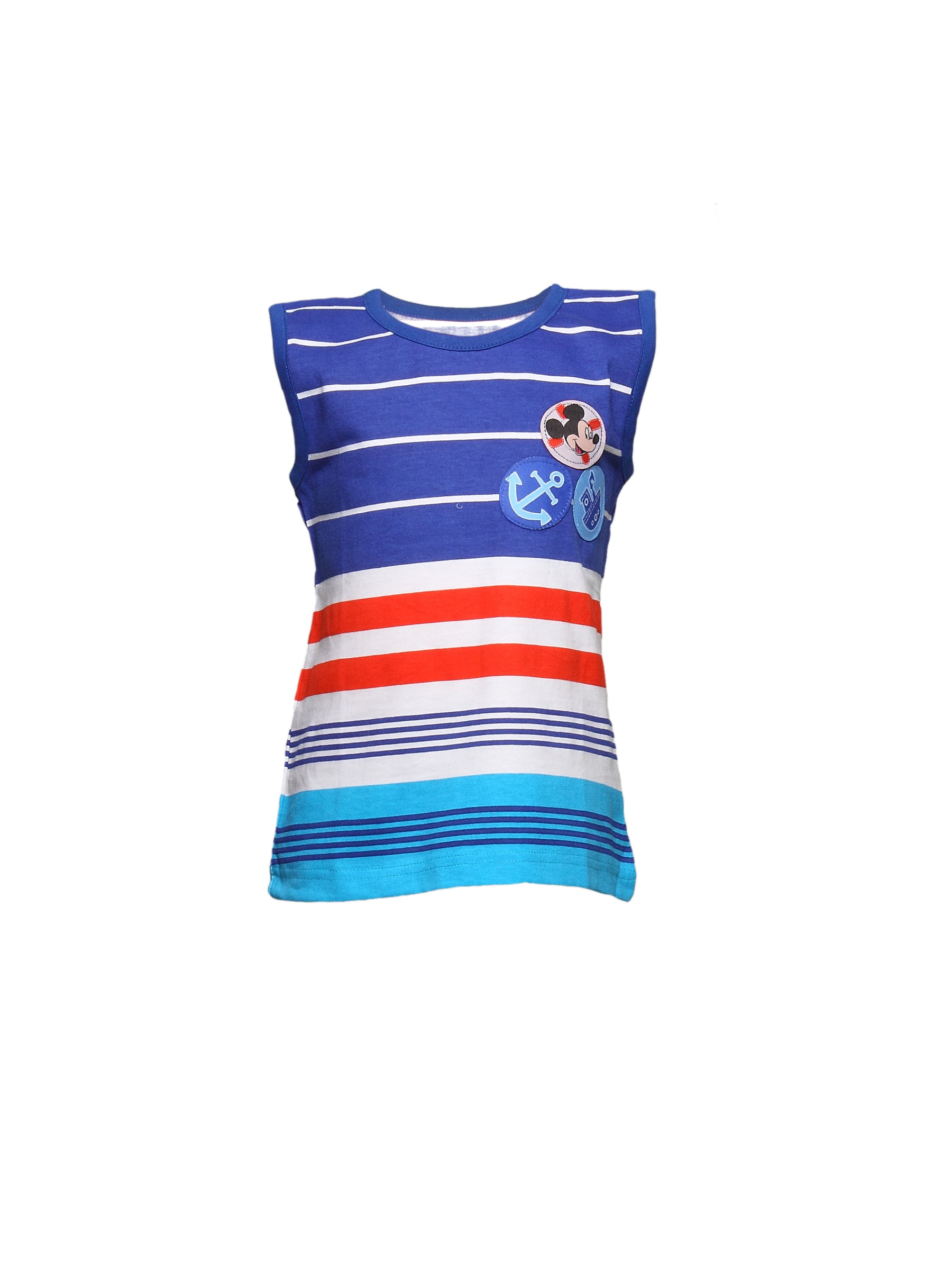 Disney Kids Girls Navy Stripes Mickey Kidswear