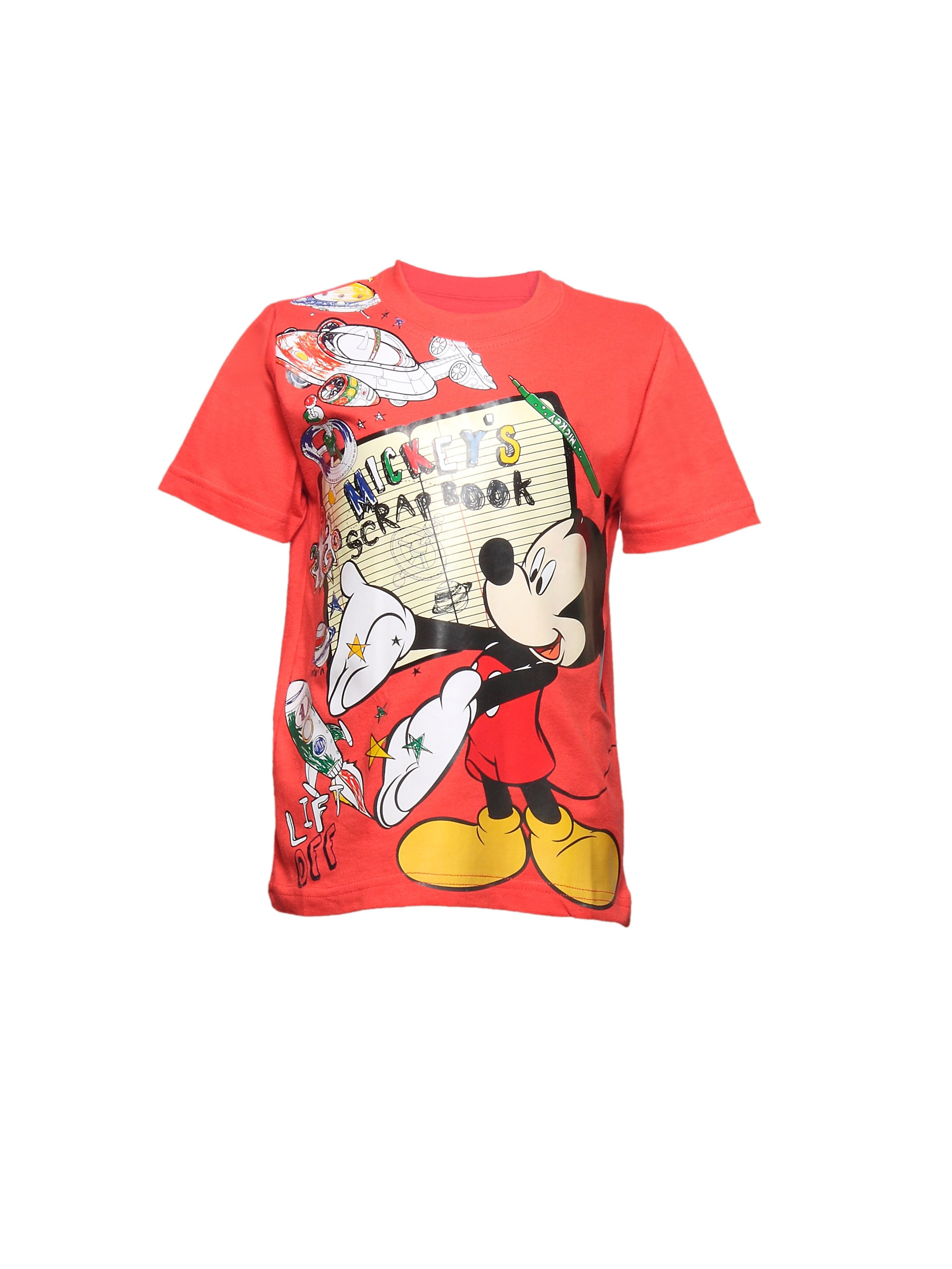 Disney Kids Boy's Red Mickeys Scrap Book Kidswear
