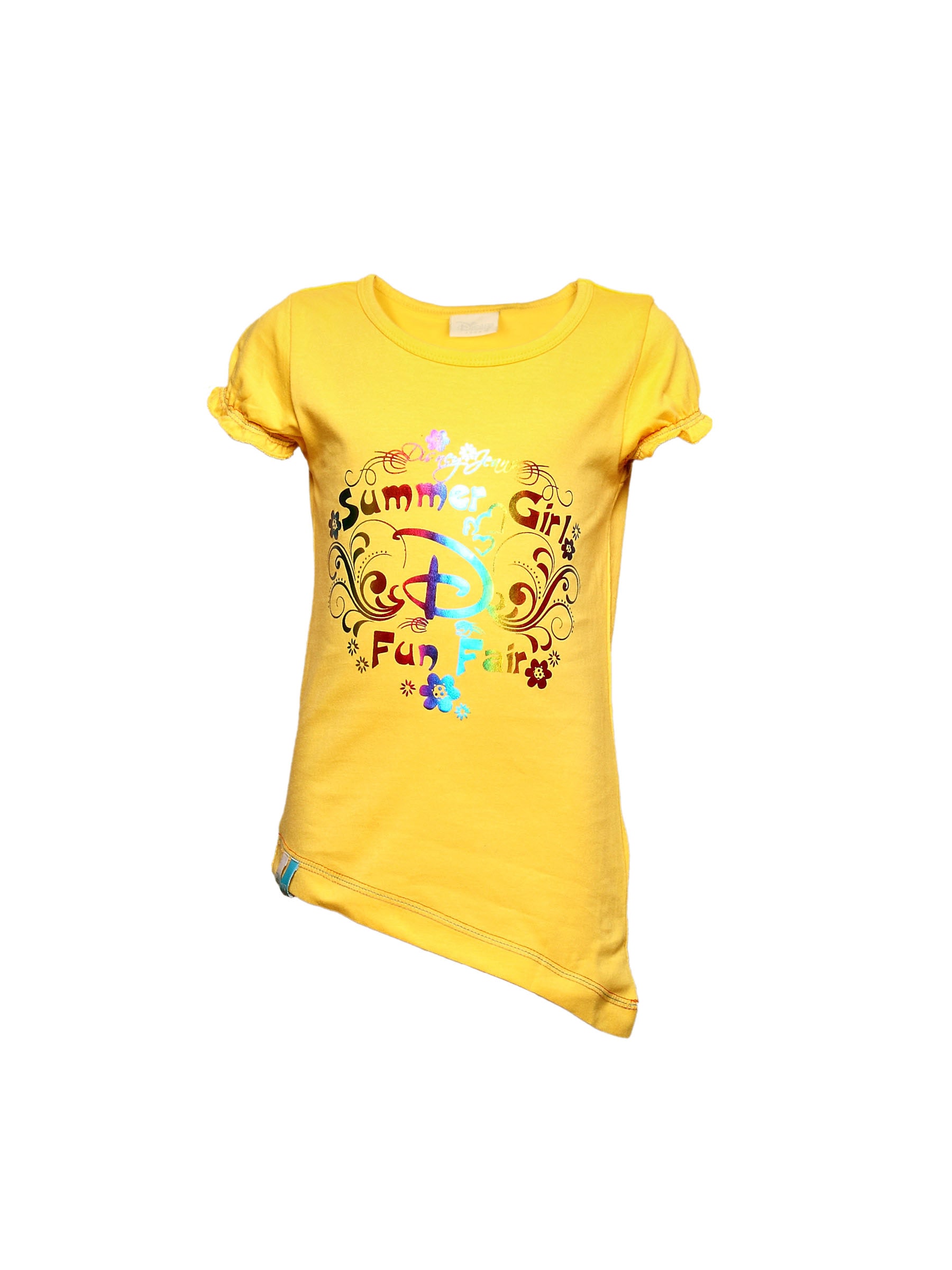 Disney Kids Girl's Yellow Summer Fun Fair Kidswear