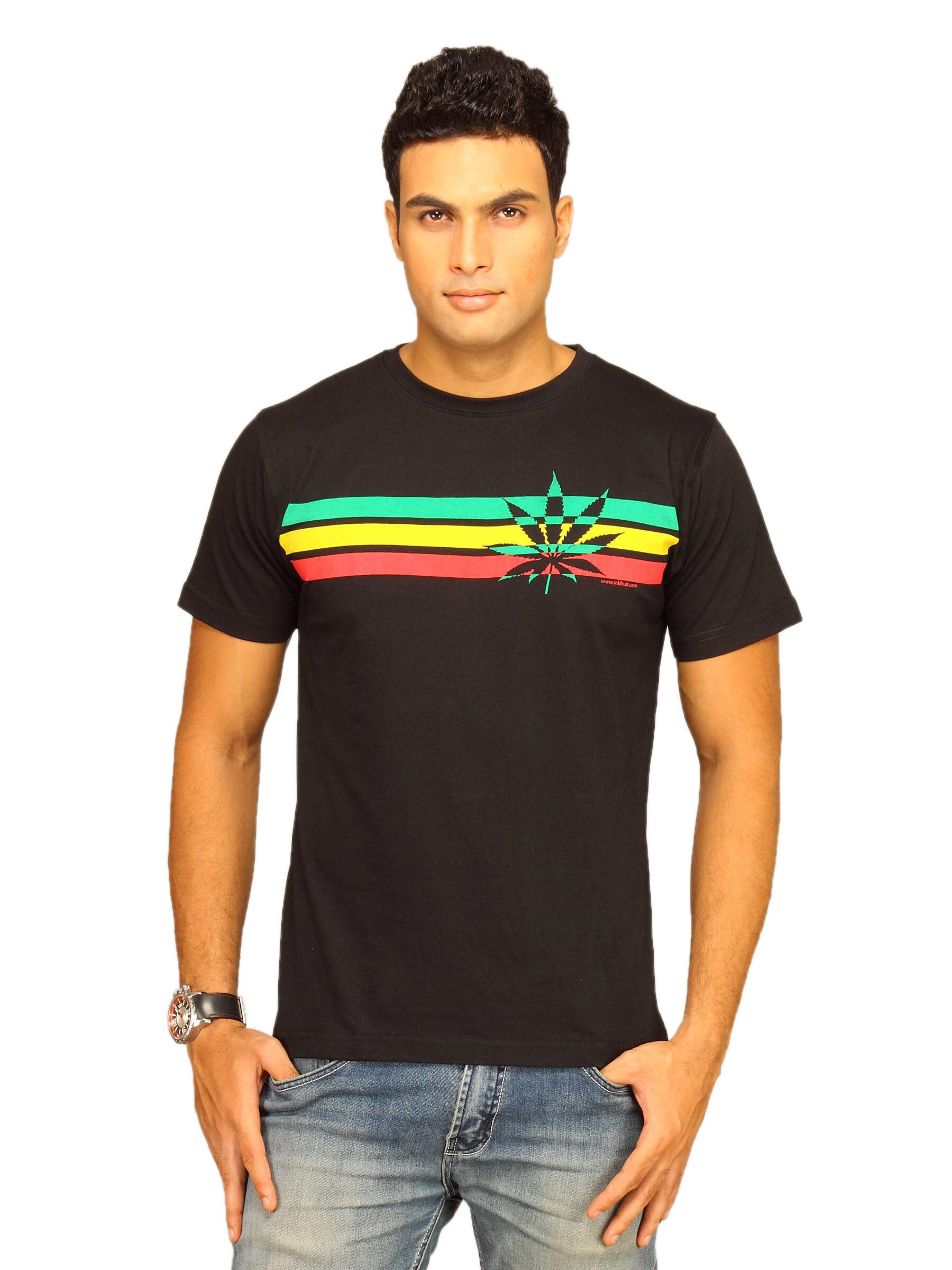 Inkfruit Men's Rastra Black T-shirt