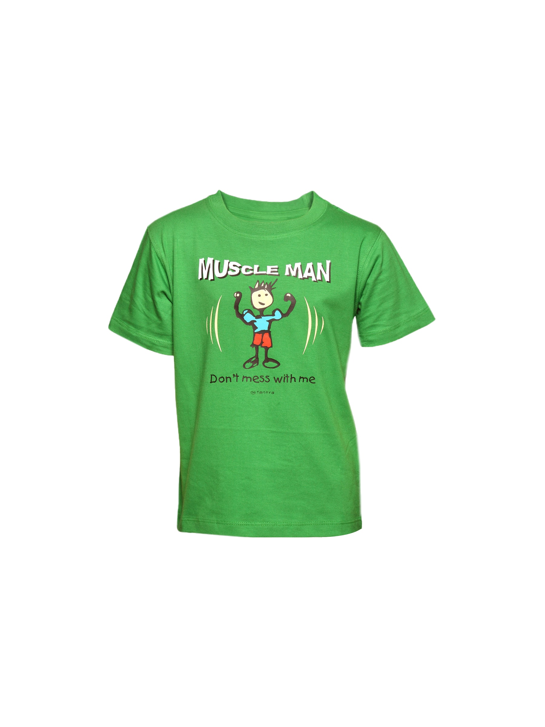Tantra Kid's Unisex Muscle Man Green Kidswear