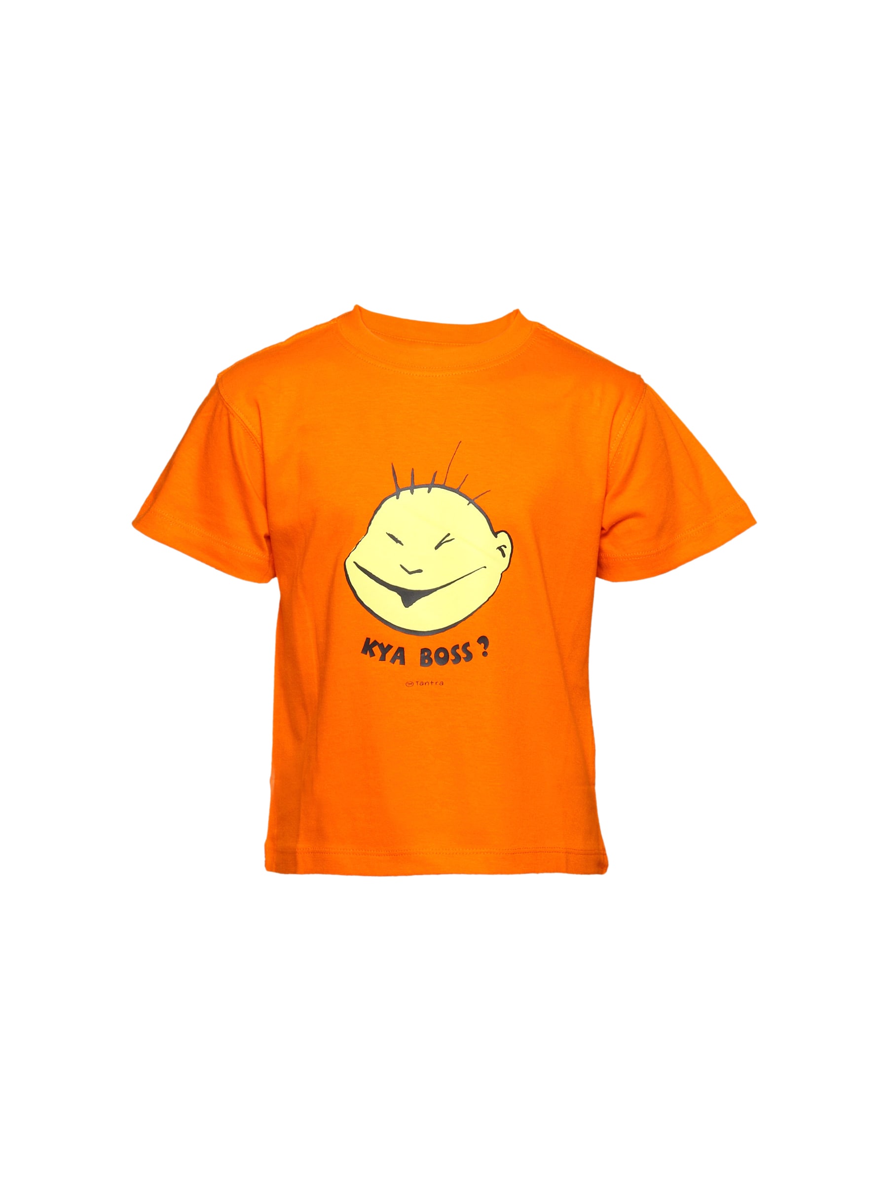Tantra Kid's Men Kya Boss Orange Kidswear