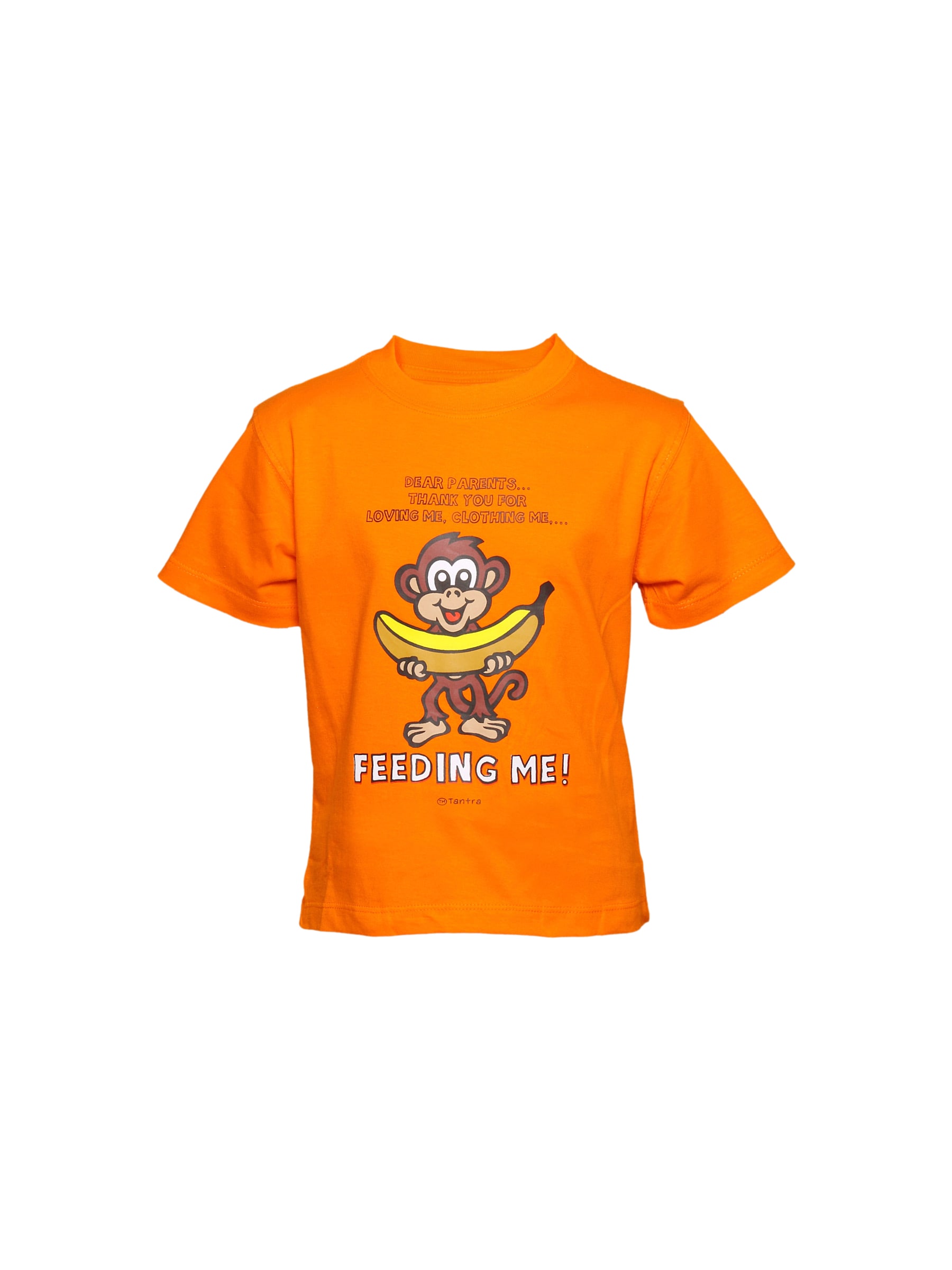 Tantra Kid's Unisex Feeding Me Orange Kidswear