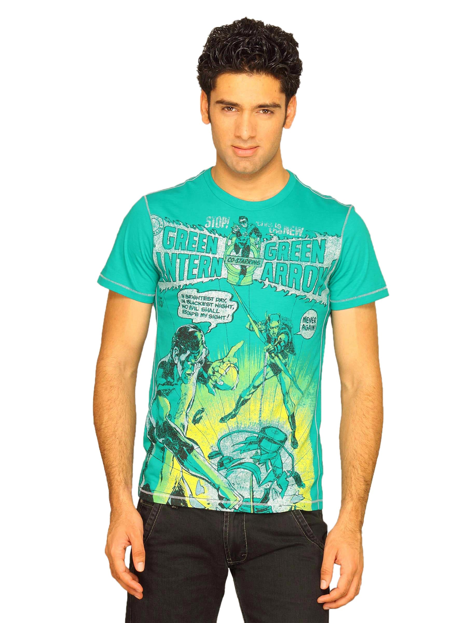 DC Comics Lantern Arrow All Over Green T-shirt
