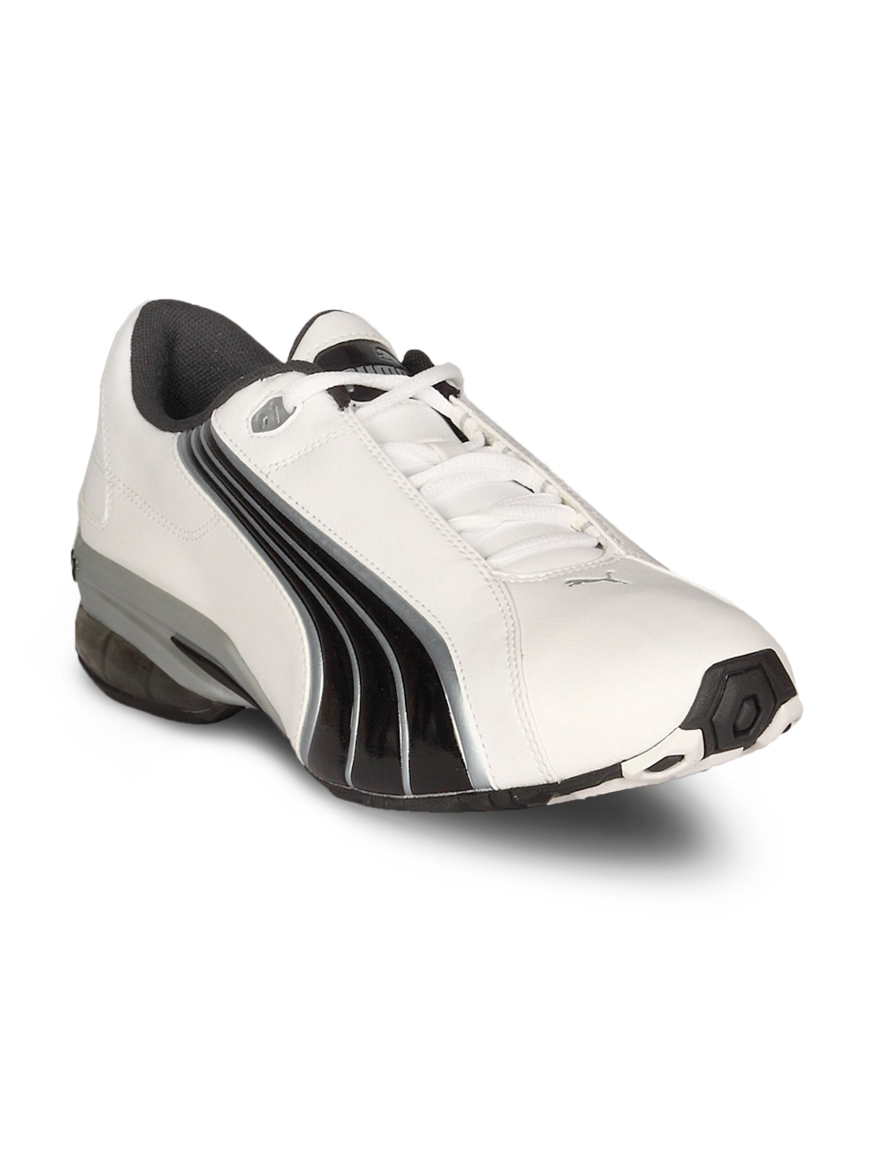 Puma Men's Jago White Black Silver Shoe