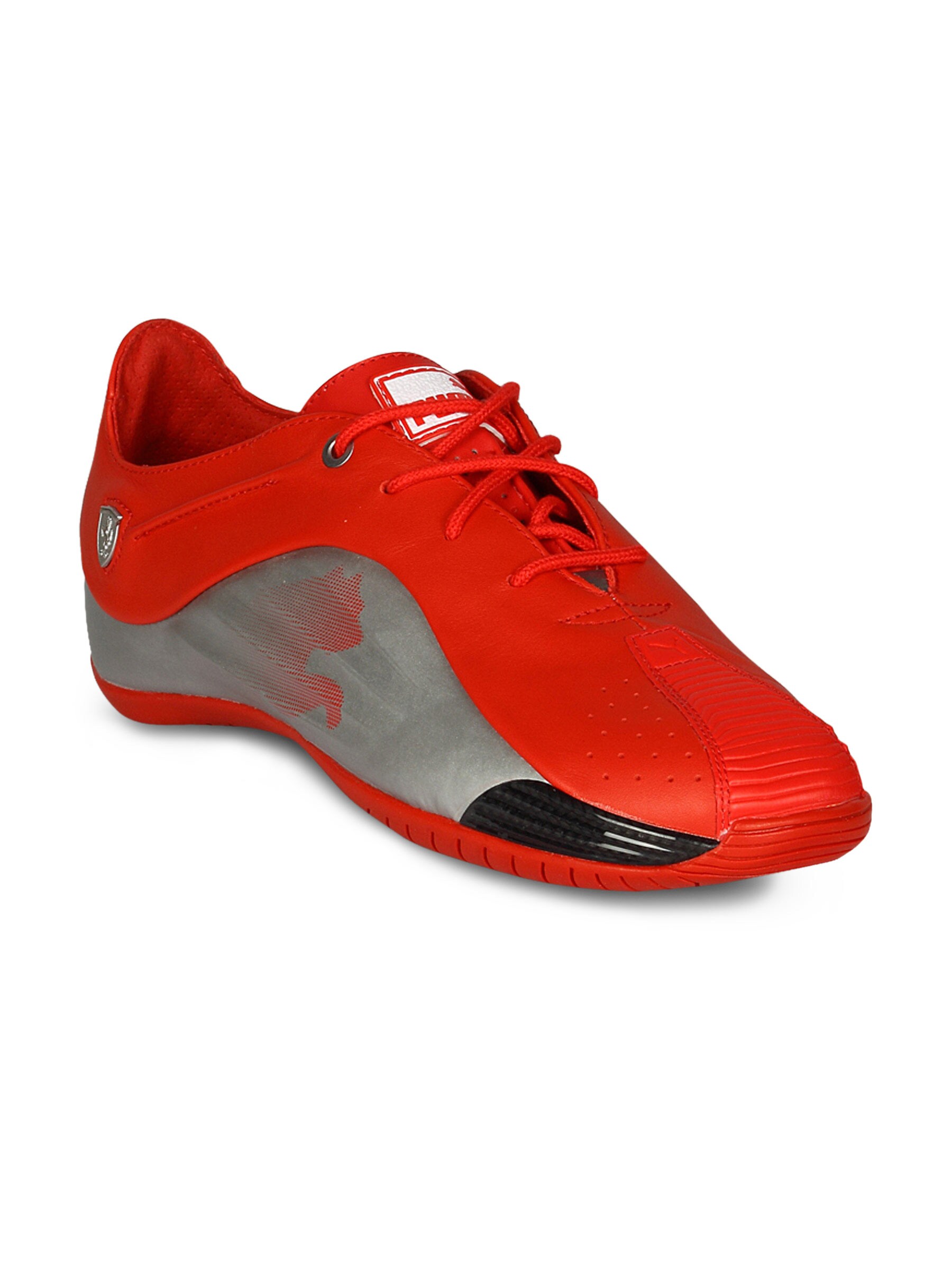 Puma Men's Kraftek Metallic Silver Red Shoe
