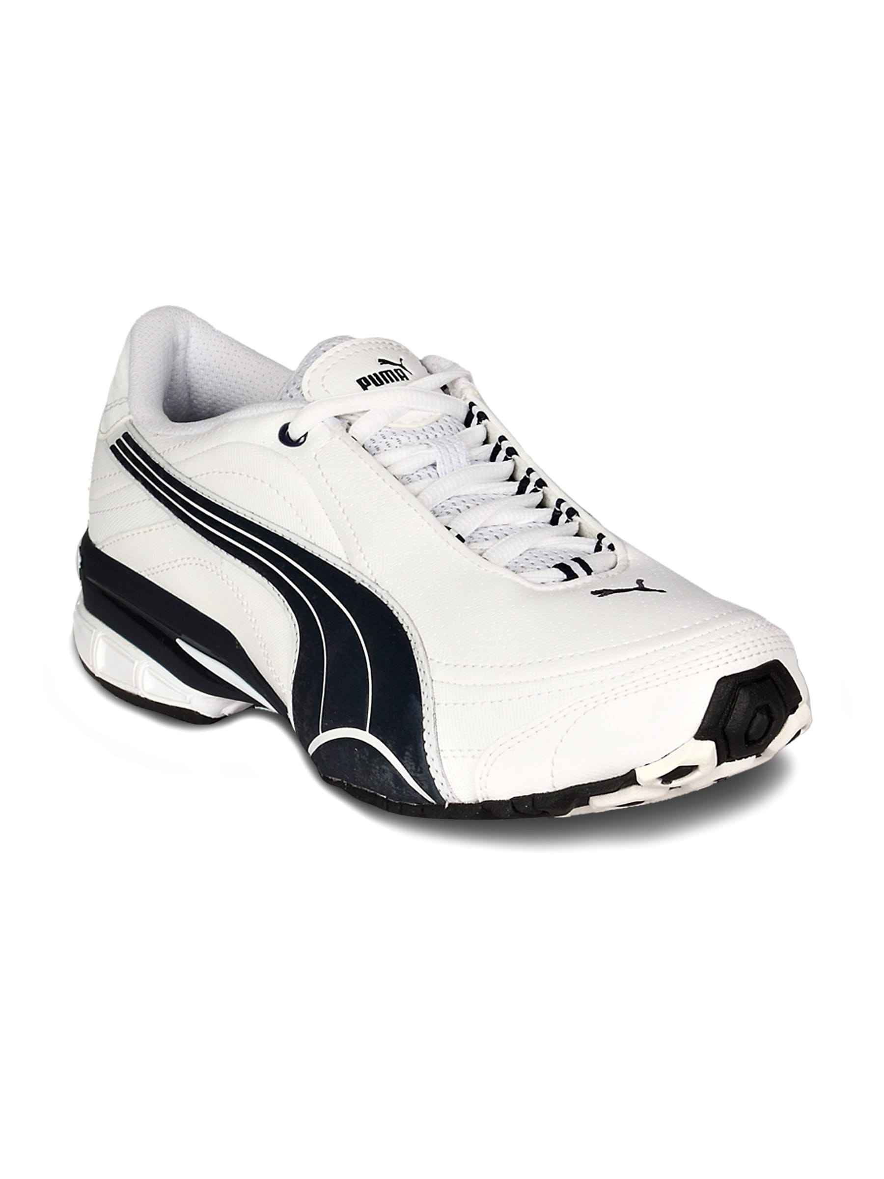 Puma Men's Tazon White Navy Silver Shoe
