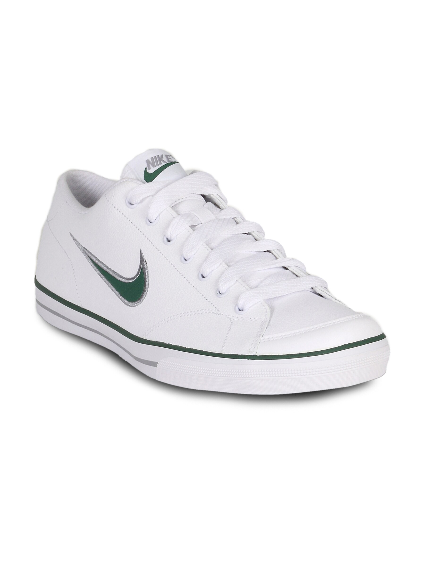 Nike Men's Tennis White Green Shoe