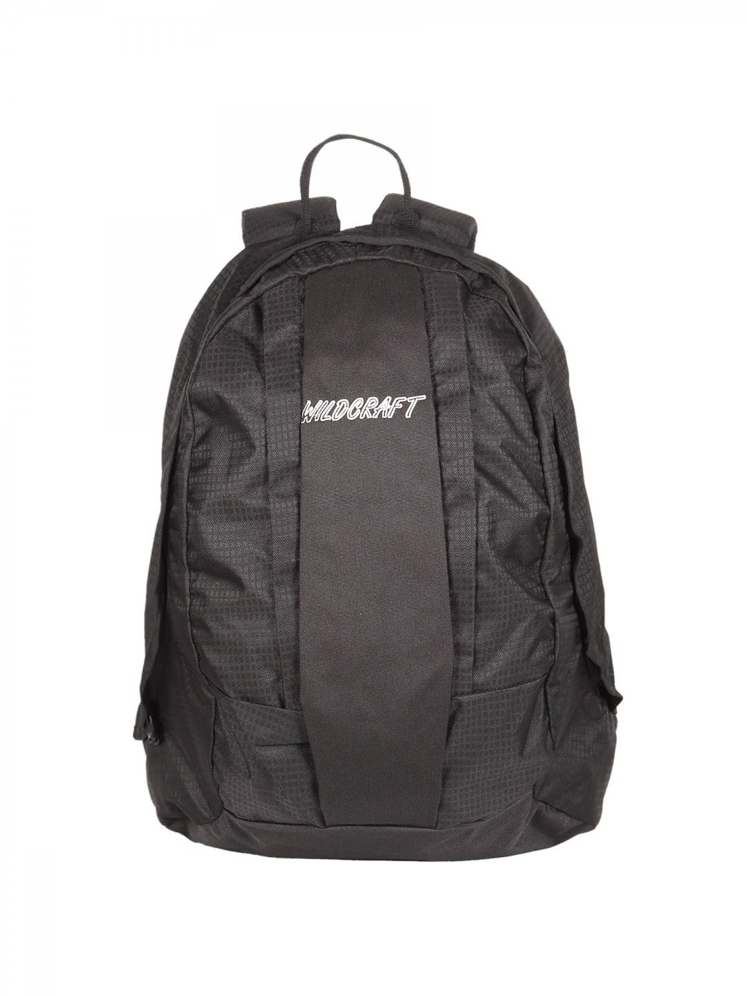 Wildcraft Unisex Black Solid Backpack