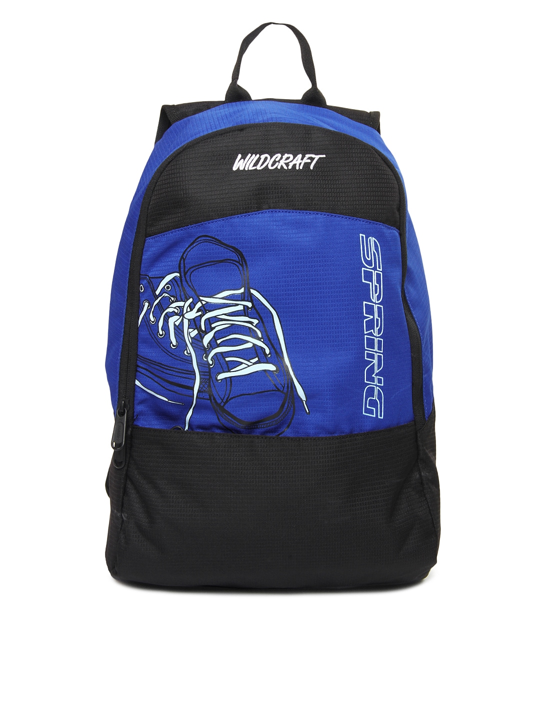 Wildcraft Men Blue & Black Backpack