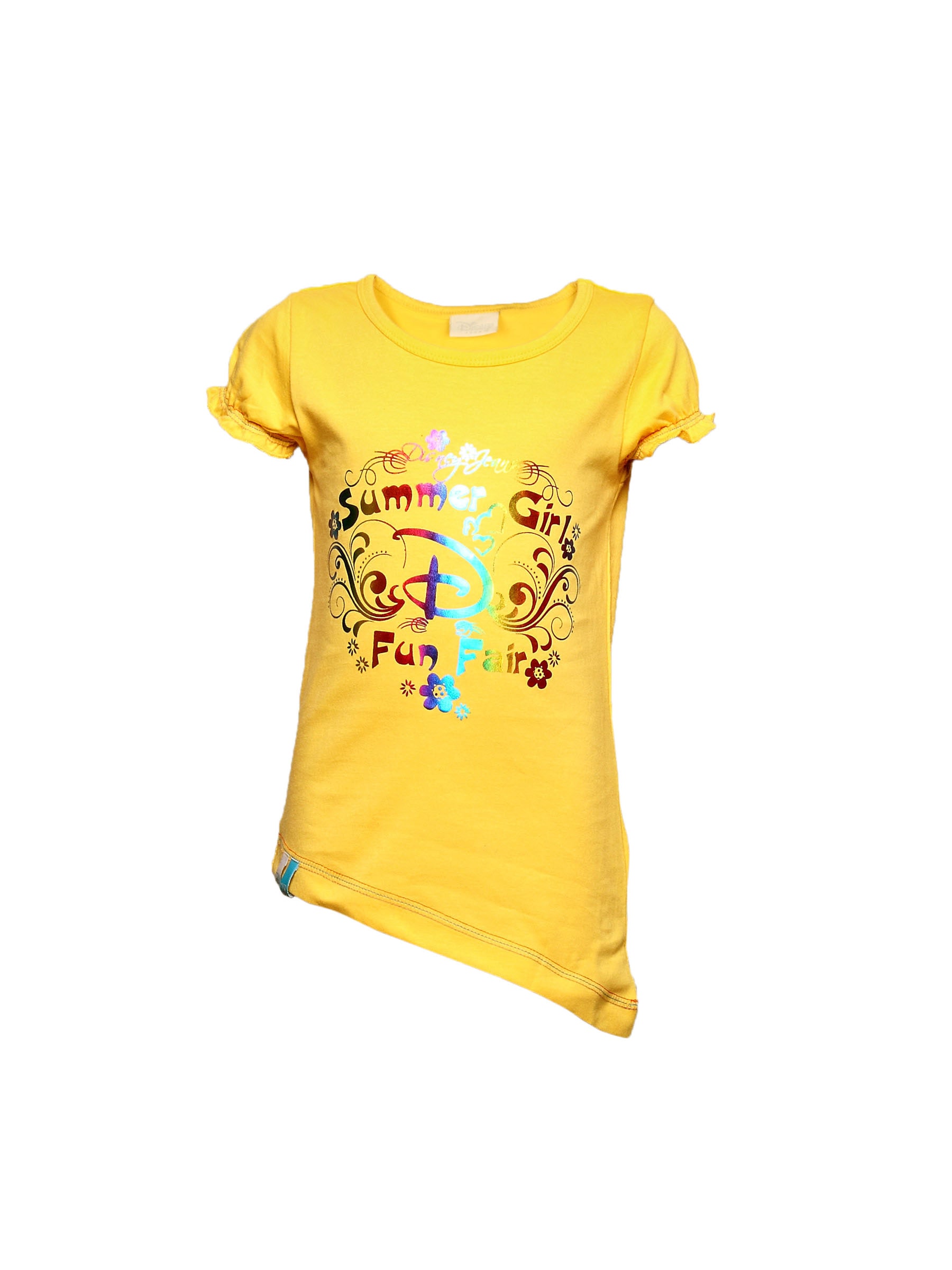 Disney Kids Girl's Summer Fun Fair Yellow Teen Kidswear