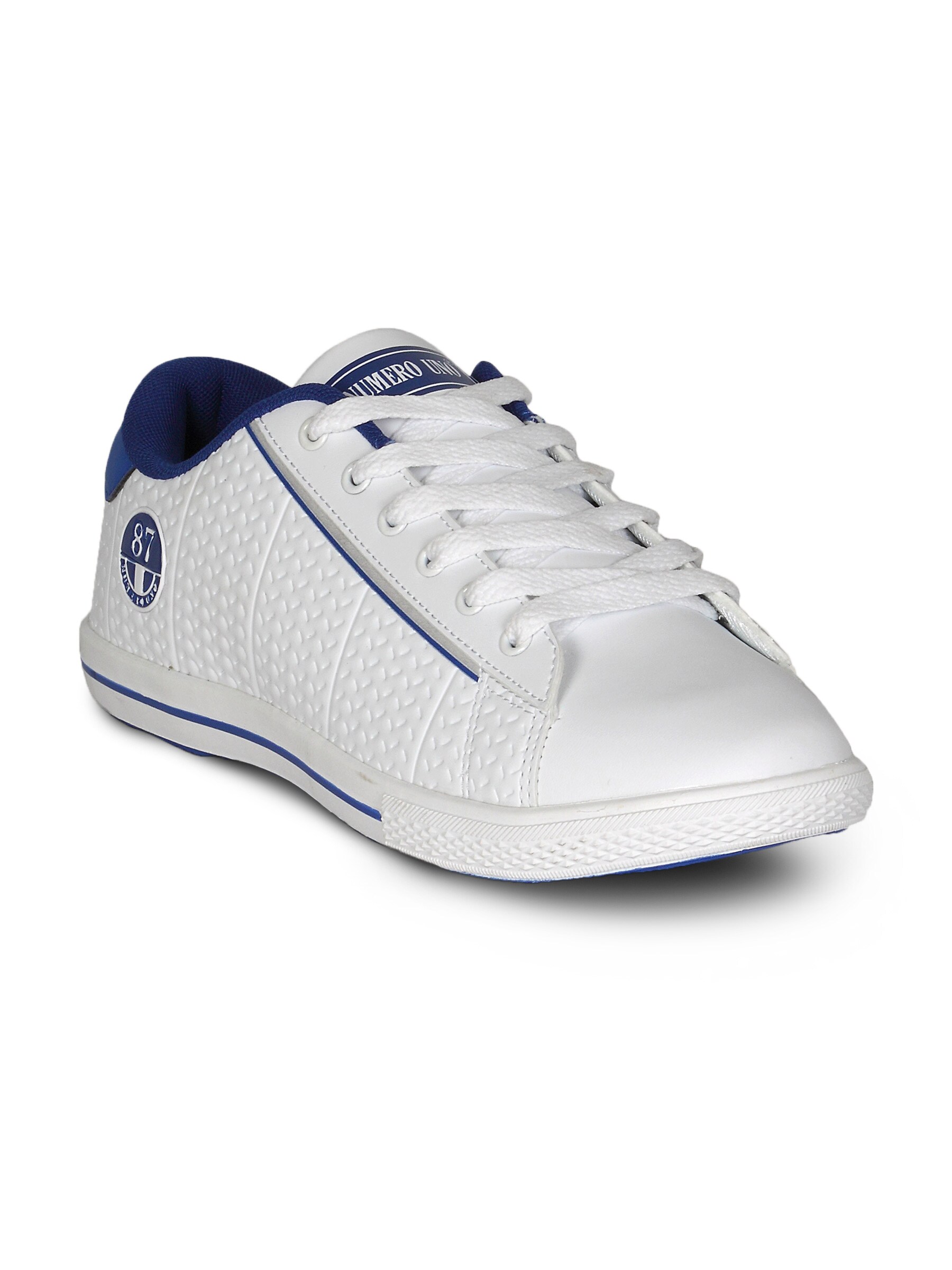 Numero Uno Men's Eco White Blue Shoe