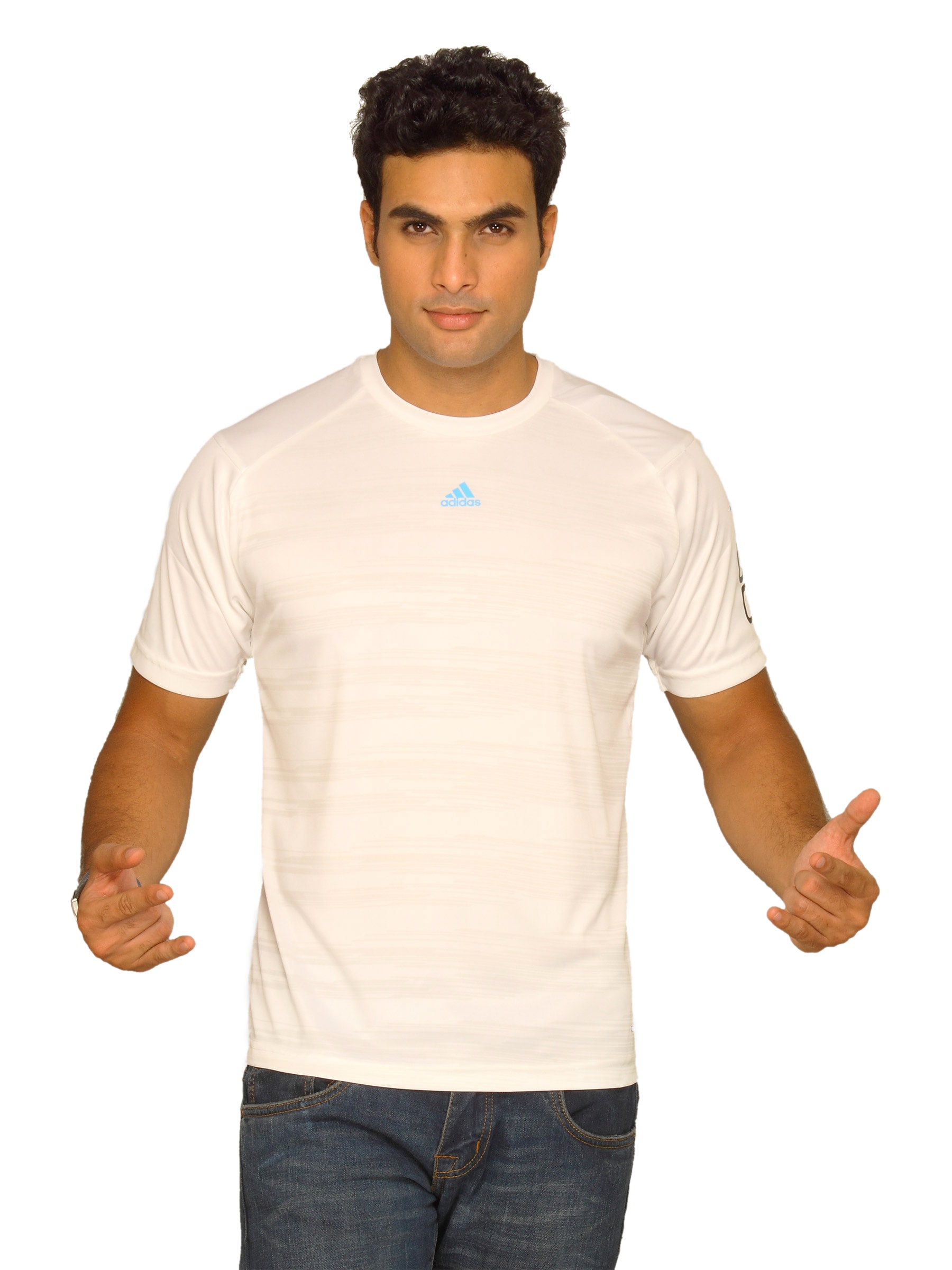 ADIDAS Men's F50 ST CL White T-shirt