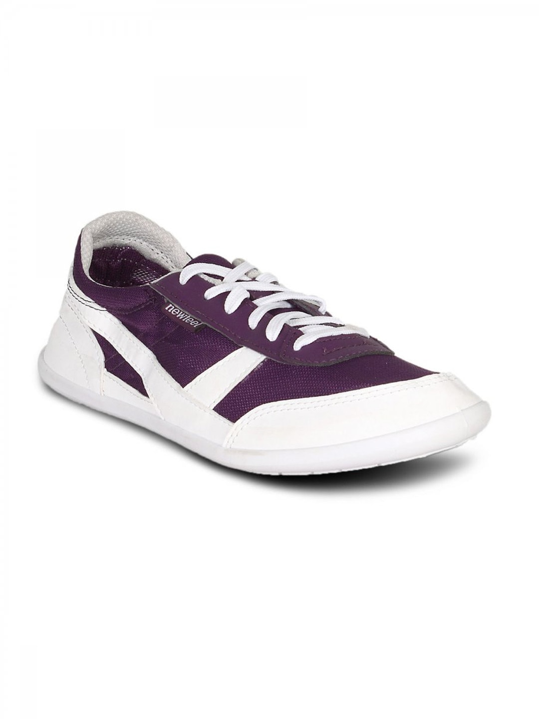 Newfeel Unisex Purple White Shoes