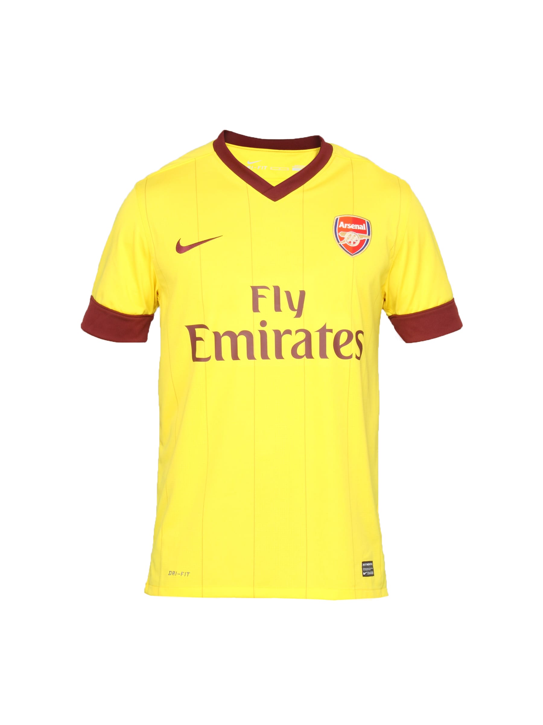 Nike Men Arsenal Yellow Jersey