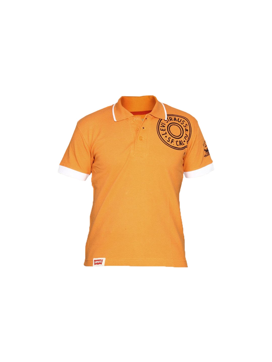 Levis Kids Boy's Orange Polo Tshirt
