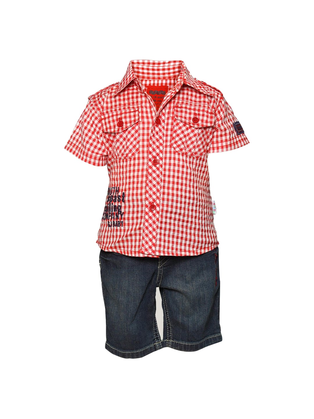 Gini and Jony Boy's Kaiser Red Blue Infant Kidswear