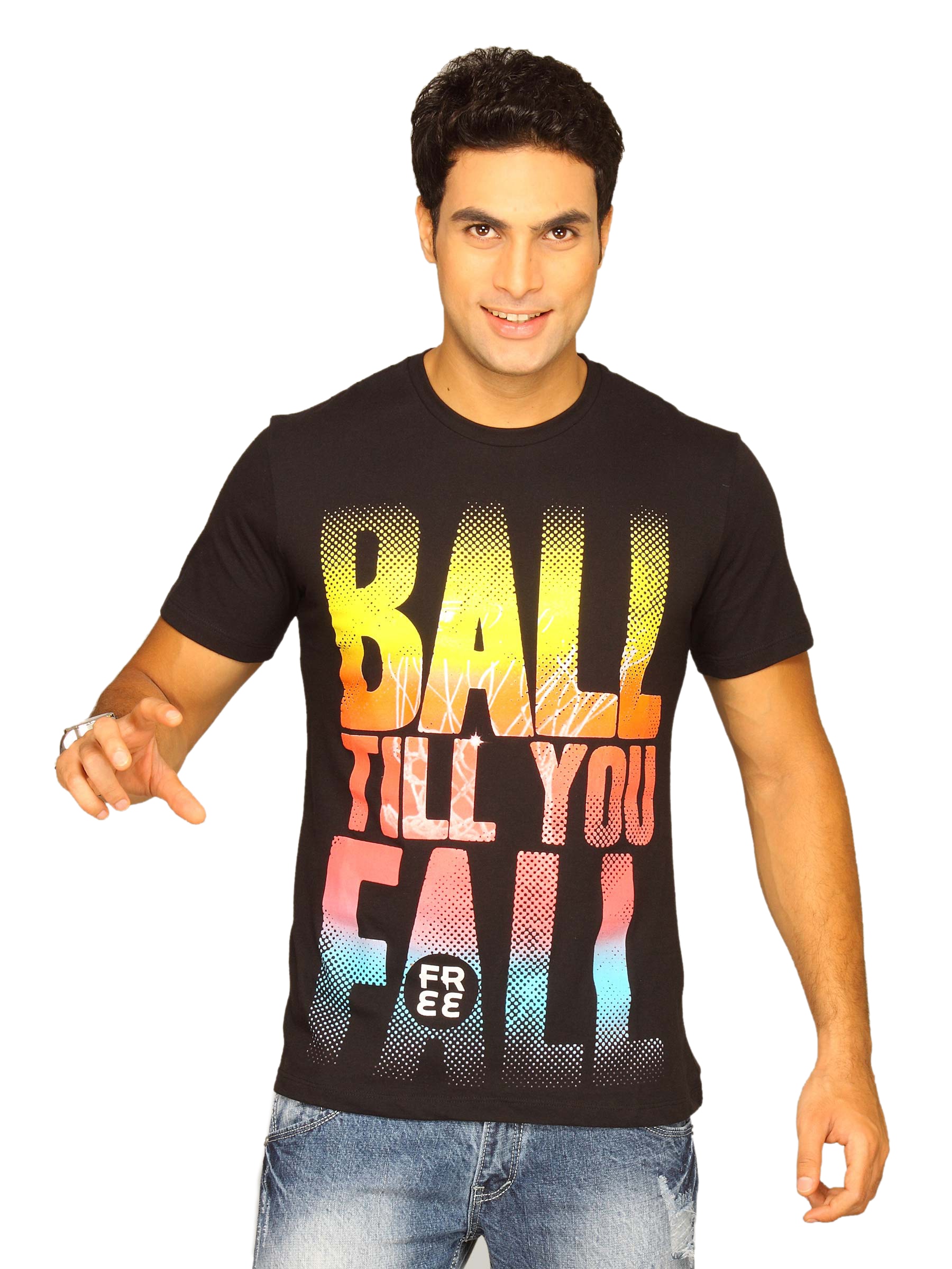 Free Authority Men's Ball Till You Fall Black T-shirt