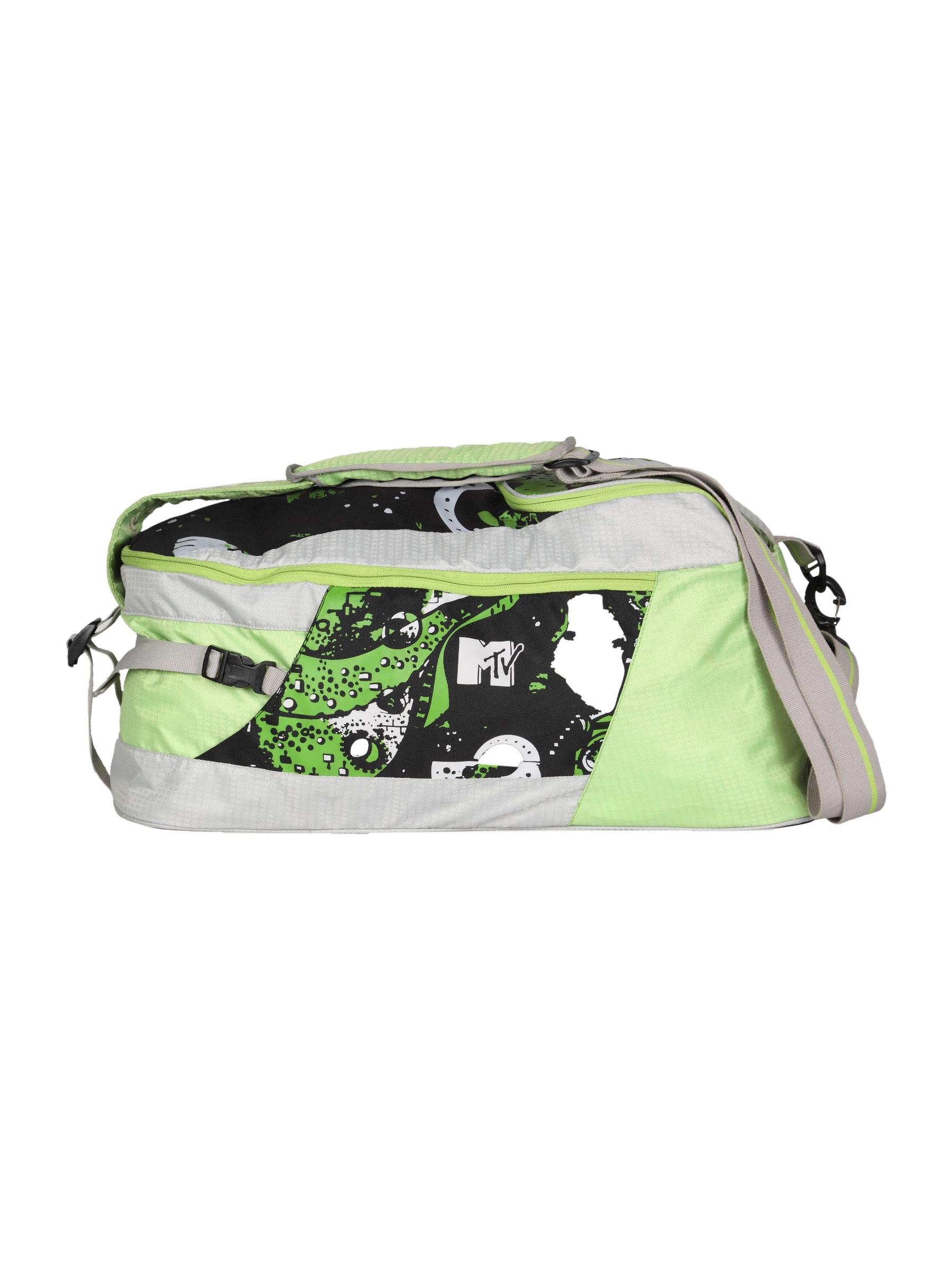 Wildcraft Unisex Green Printed Duffel Bag