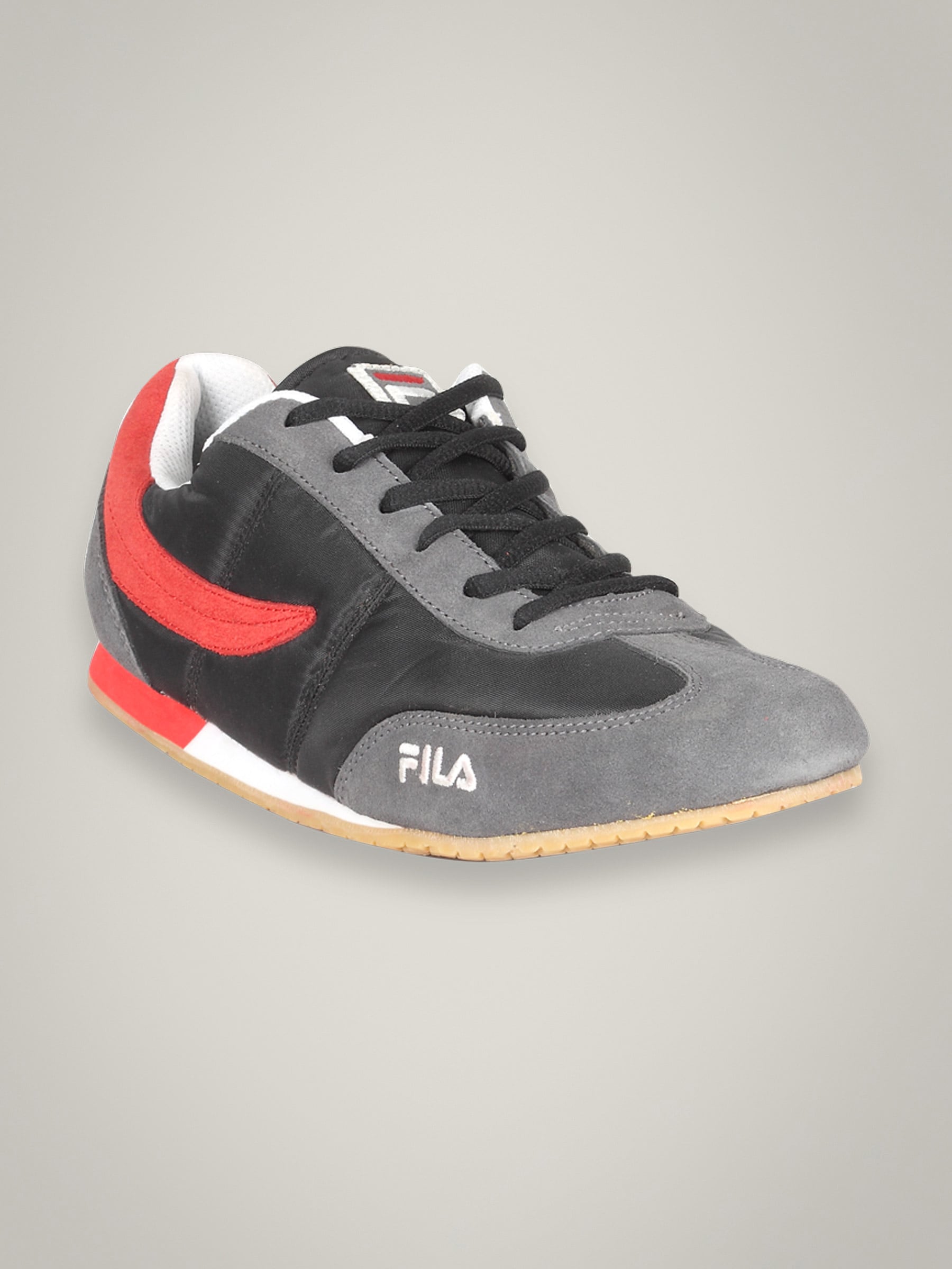 Fila Men's Montello Grey Black Red Shoe