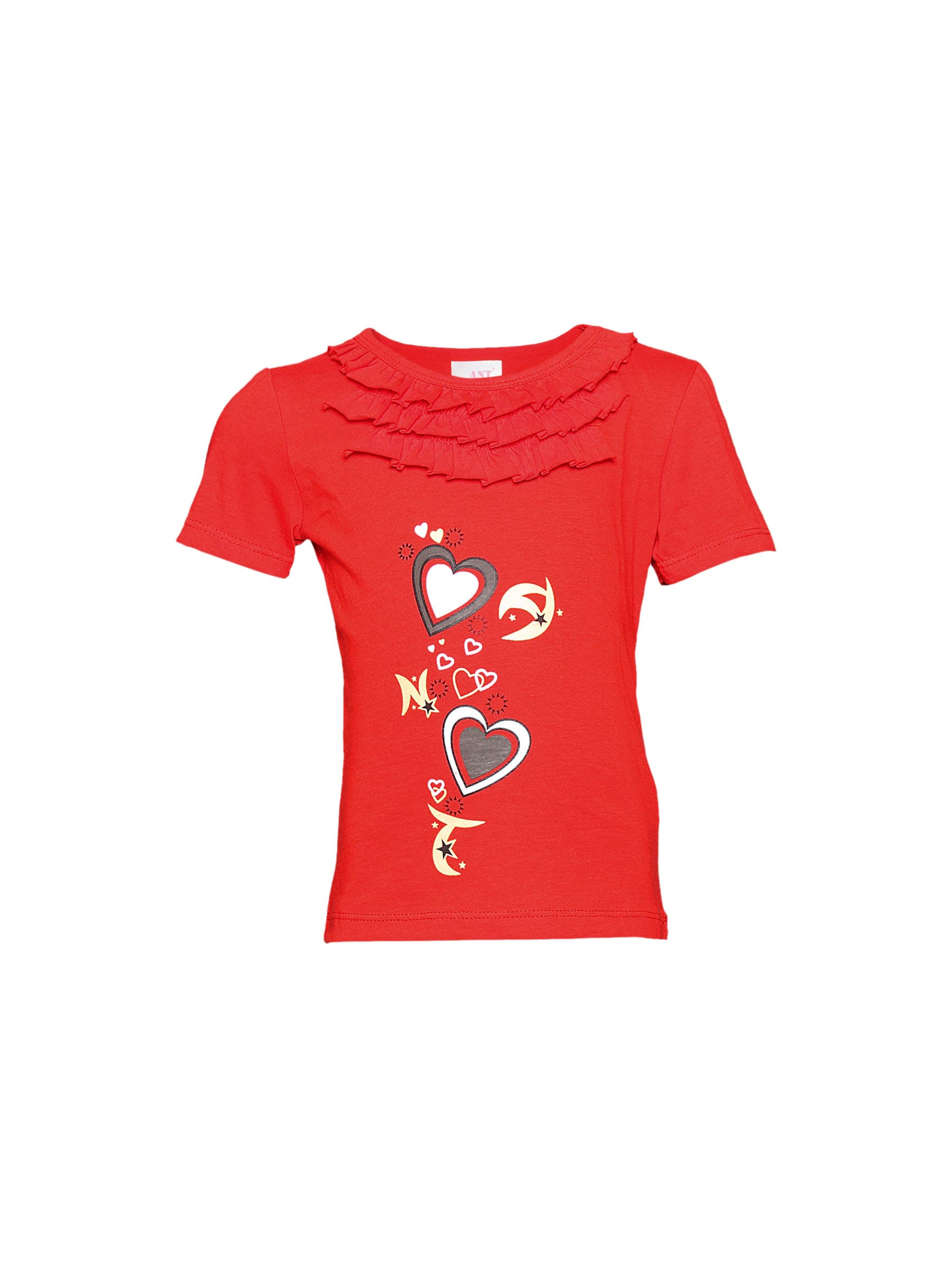 Ant Kids Girl's Red Little Heart Kidswear