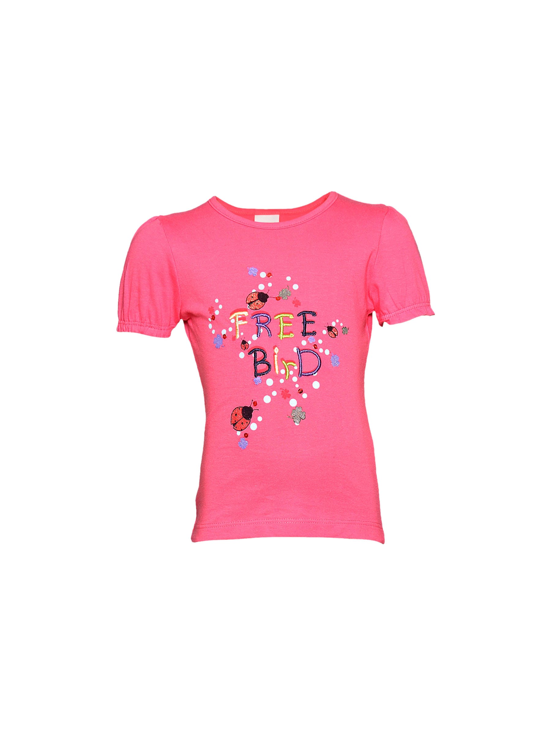 Ant Kids Girl's Pink Free Bird Kidswear