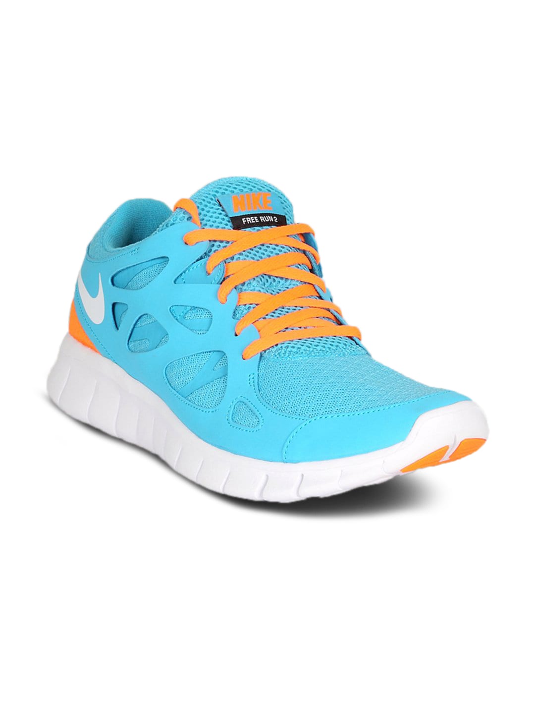 Nike Men's Free Run Blue Orange Shoe