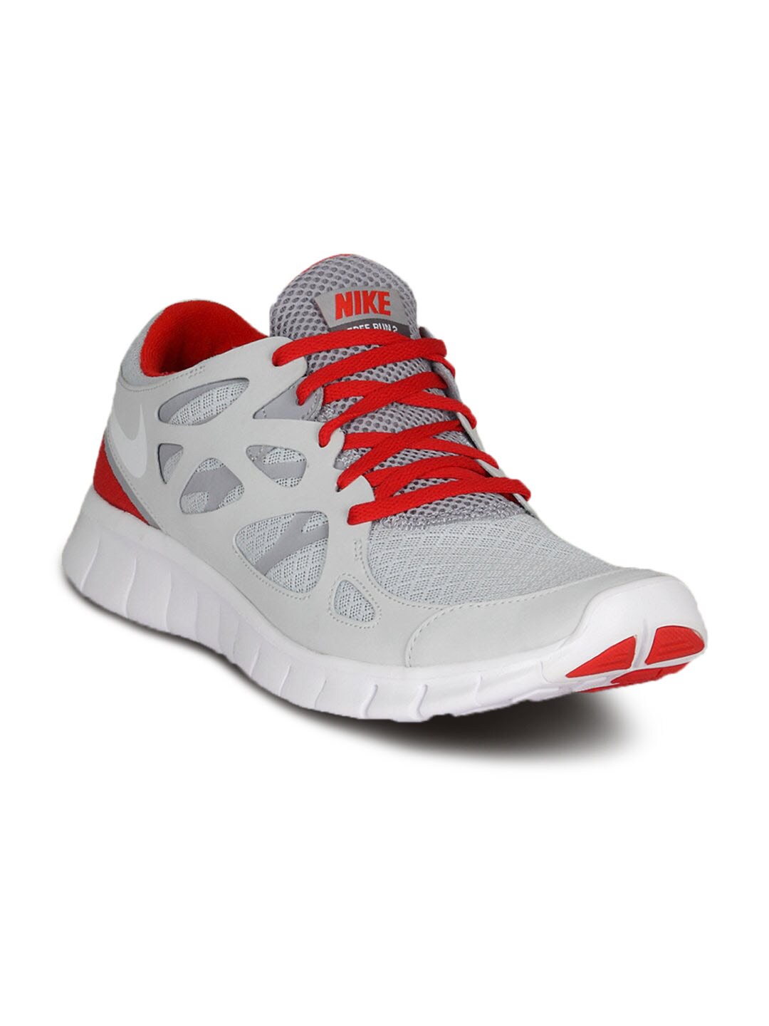 Nike Men's Free Run Grey Red White Shoe