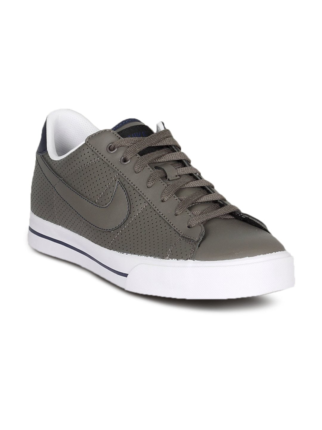 Nike Men's Sweet Classic Leather Grey White Shoe