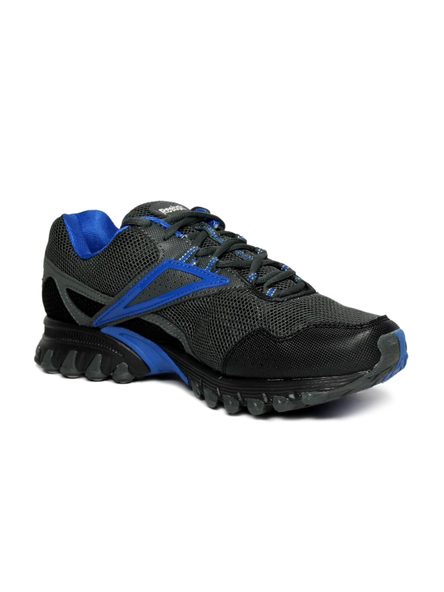 Reebok Men's Trail Mud Slinger Black Blue Shoe