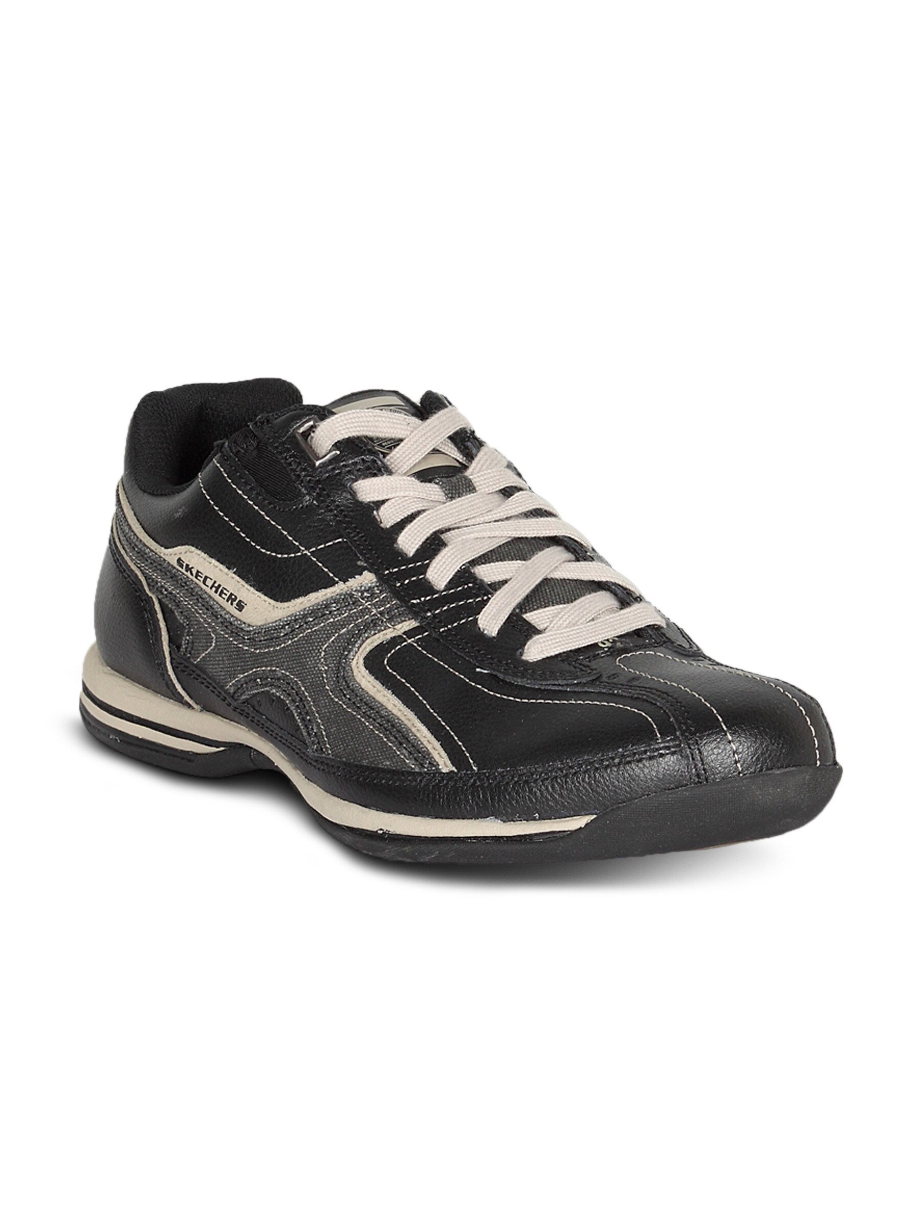 Skechers Men's Casual Black Taupe Shoe