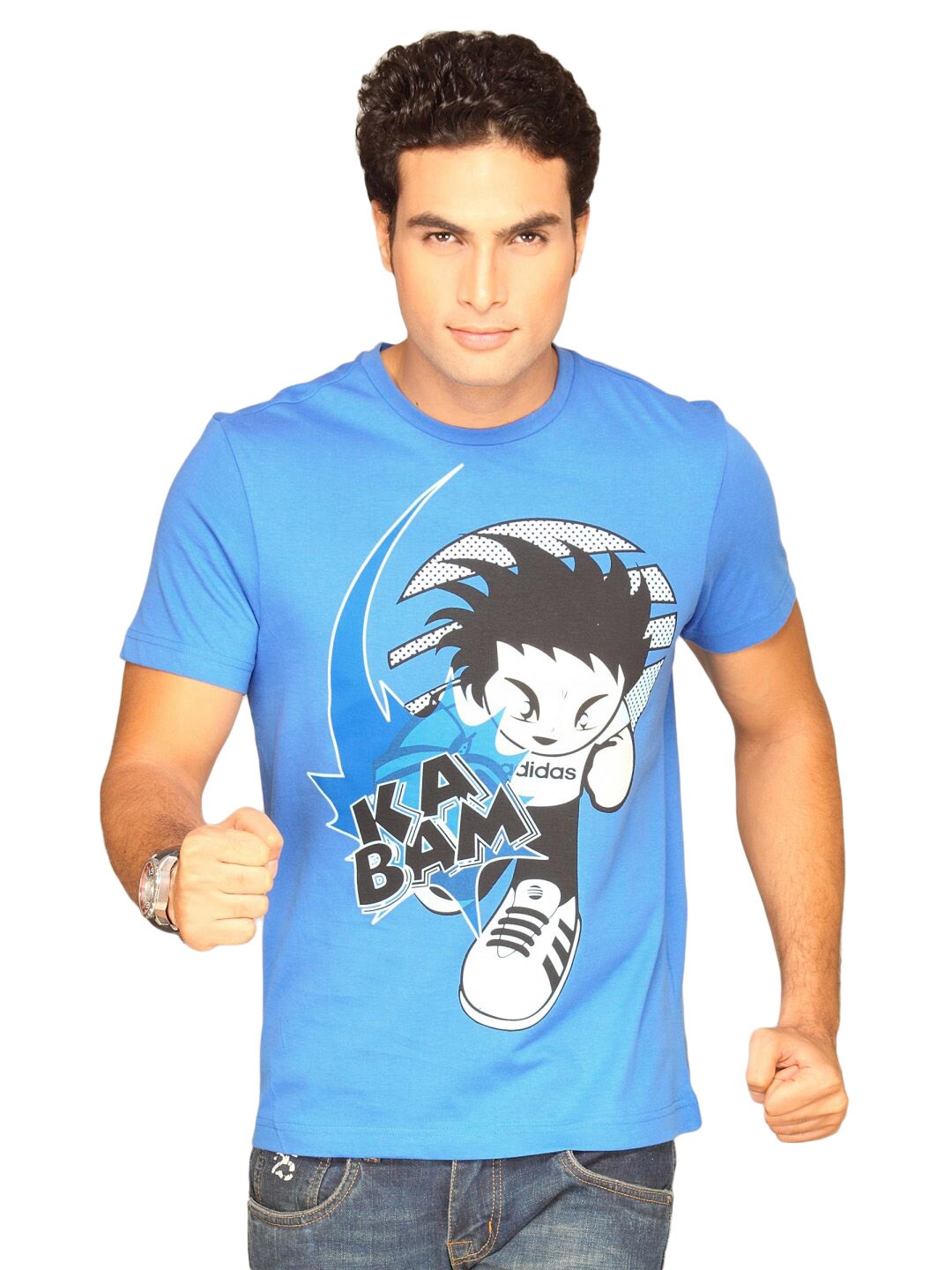 ADIDAS Men's Bam Blue T-shirt