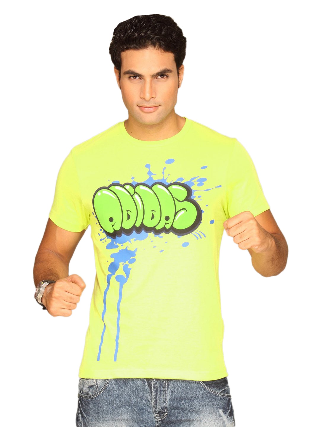 ADIDAS Men's Bubble Green T-shirt