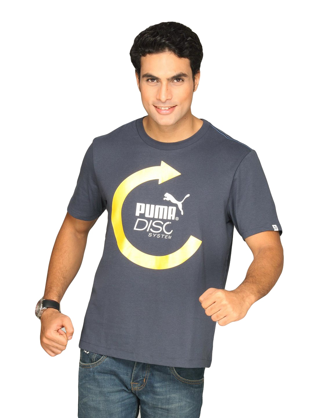 Puma Men's Heroes Graphic Blue T-shirt