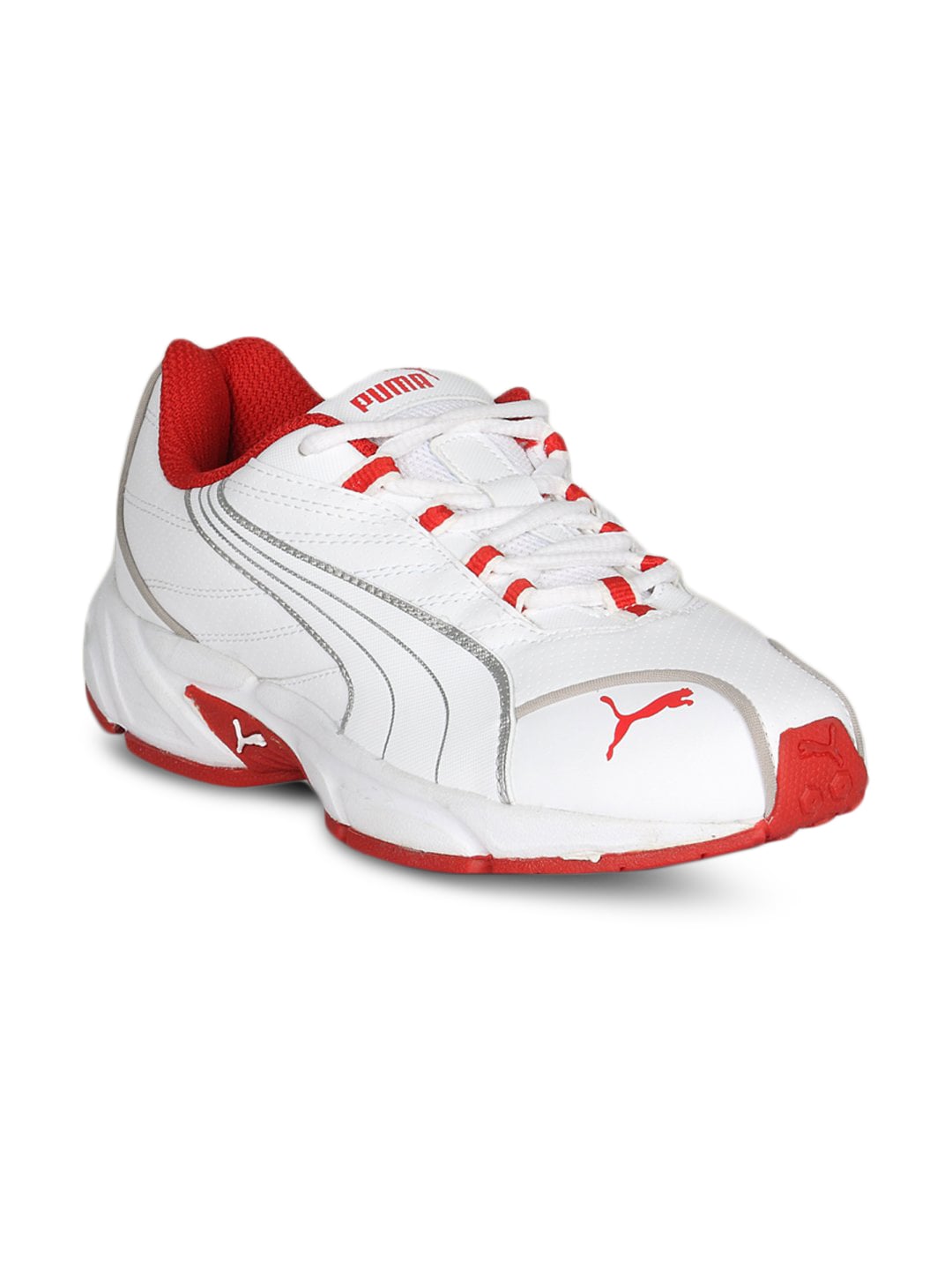 Puma Unisex Diemos White Red Shoe