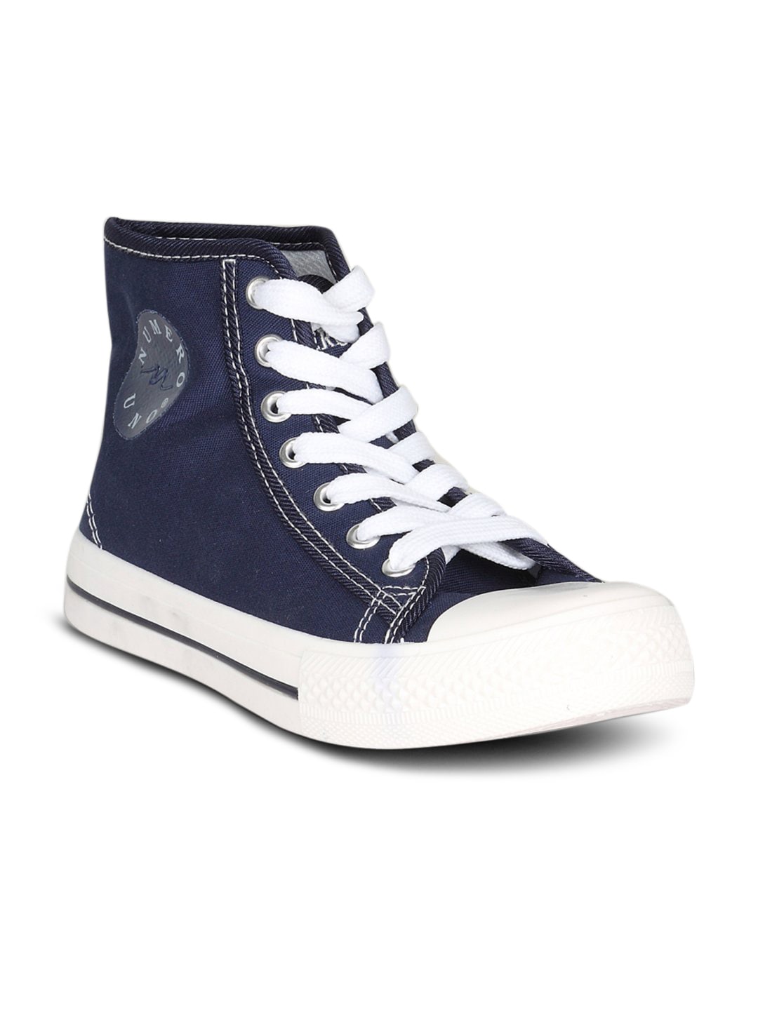 Numero Uno Men's Dark Blue Canvas Shoe