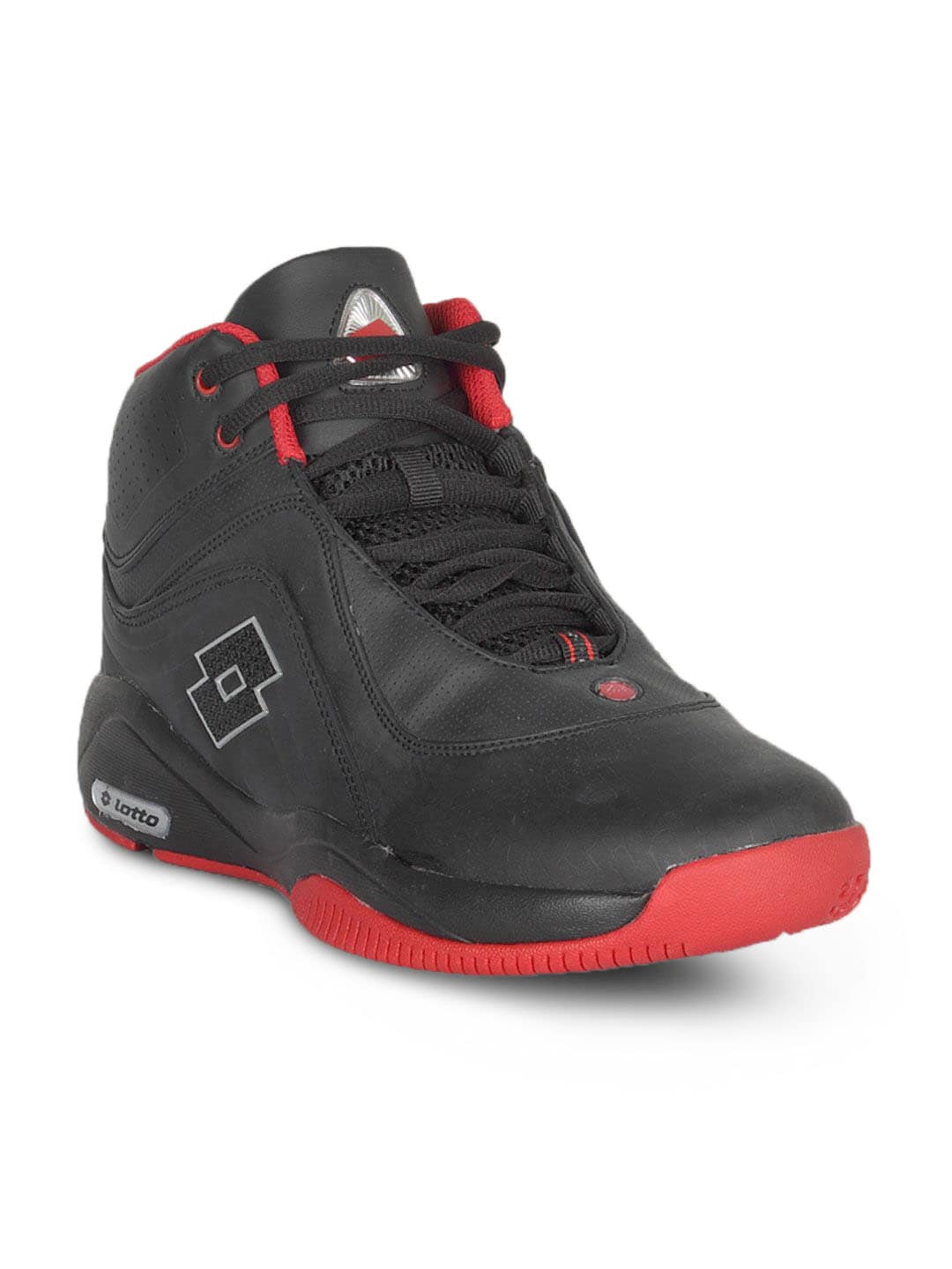 Lotto Men's BasketBall Black Red Shoe