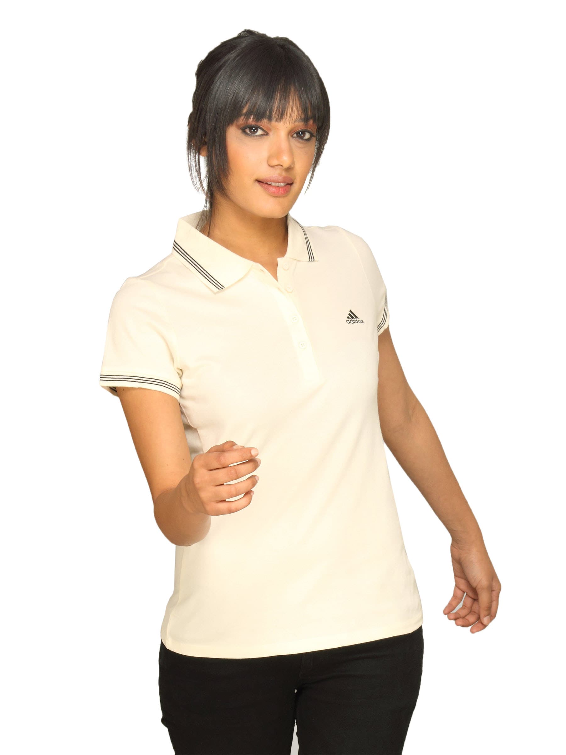 ADIDAS Women's Polo Grey T-shirt