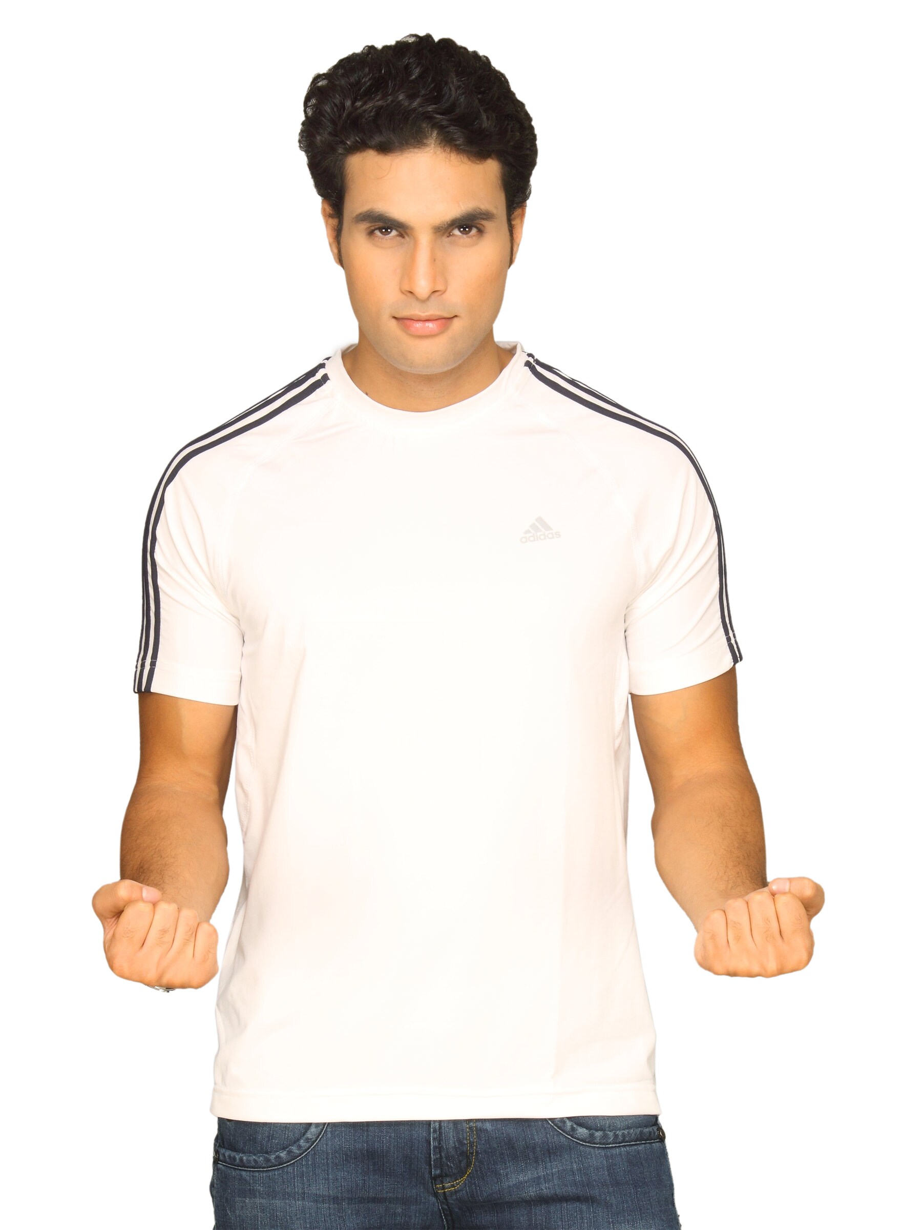 ADIDAS Men's Fit White T-shirt