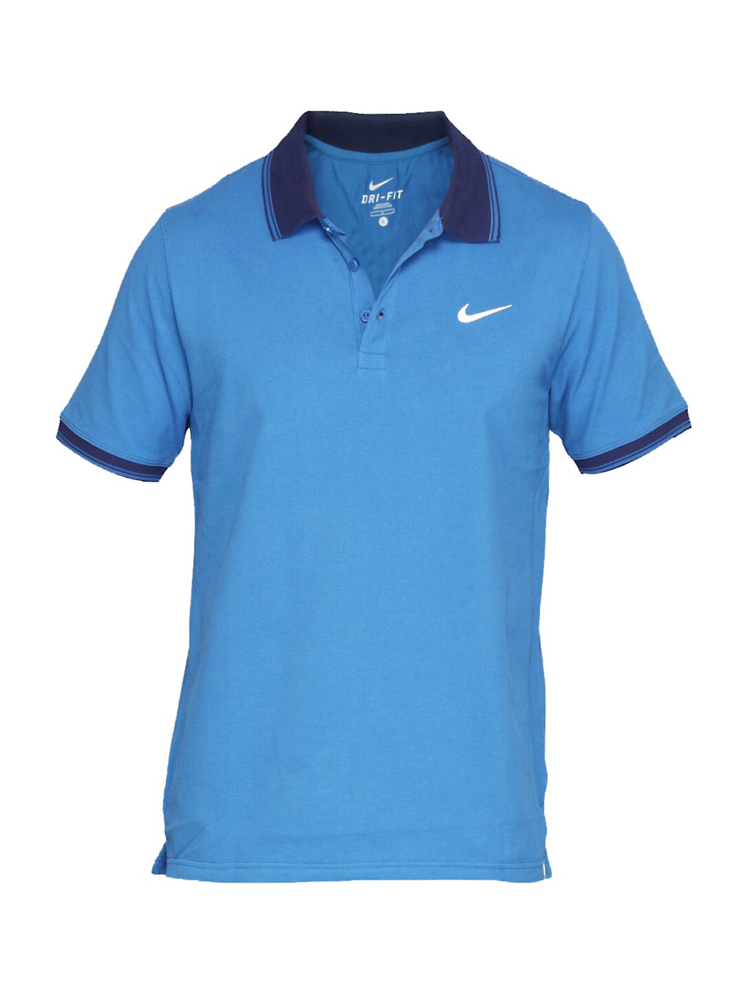 Nike Men's Pique Blue Polo T-Shirt